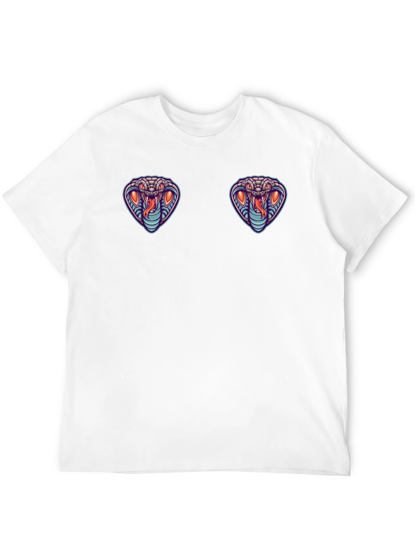 Black Cobra Graphic Tee - Men's Short Sleeve Black T-Shirt view 12