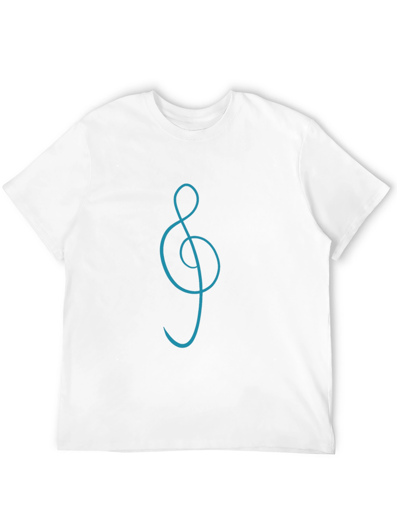 Black Musical Clef Graphic Tee - Stylish Black T-Shirt view 12