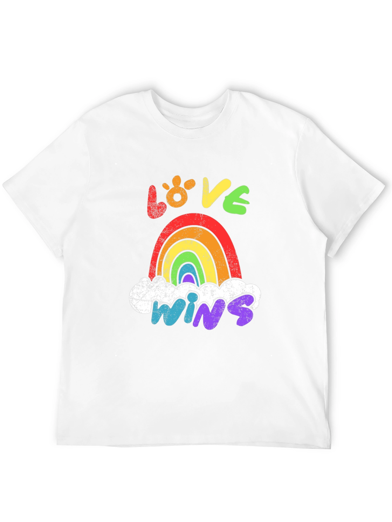 Black Love Wins Rainbow Graphic Tee view 12