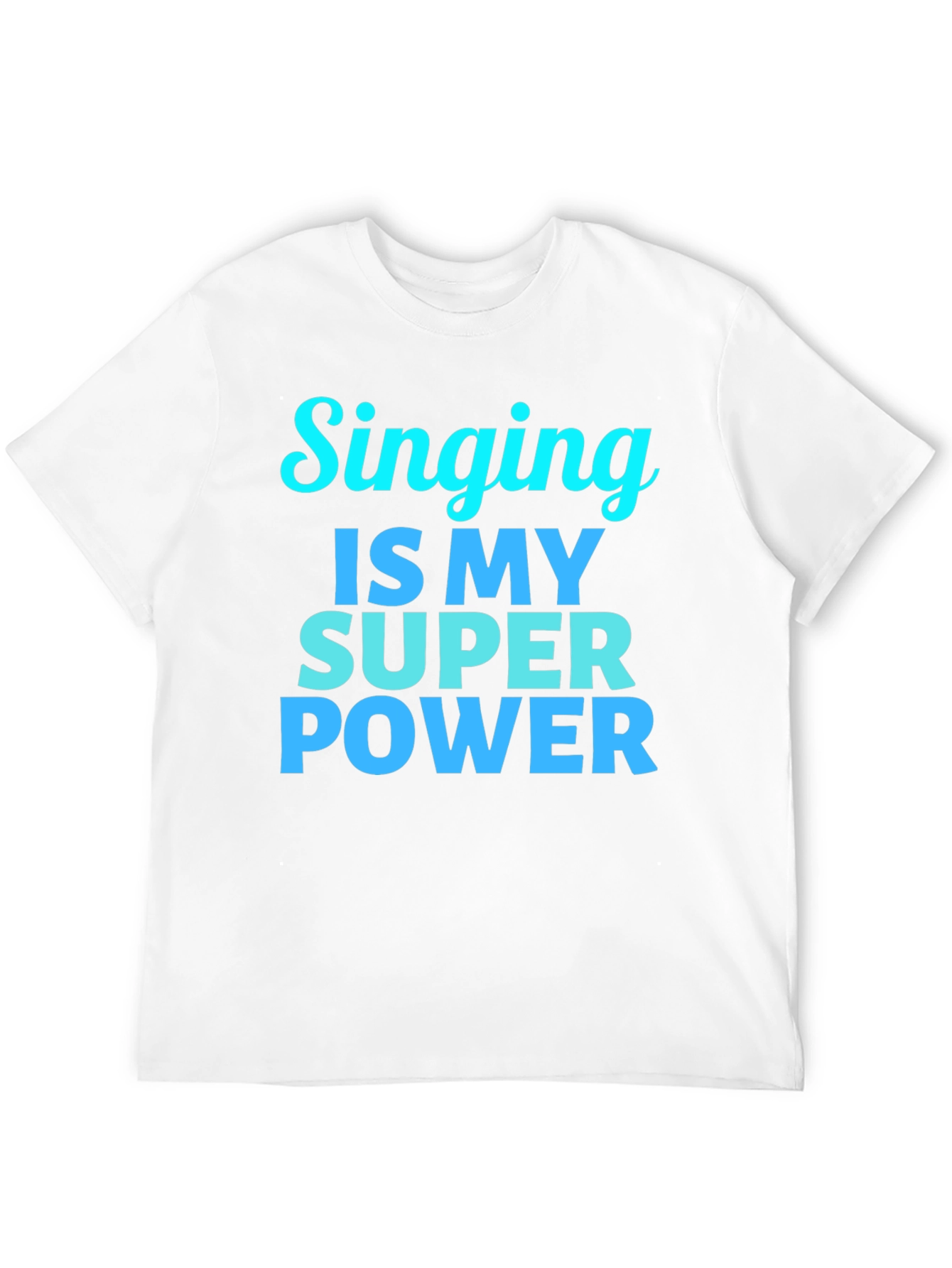 Black Singing is My Super Power Black T-Shirt view 12