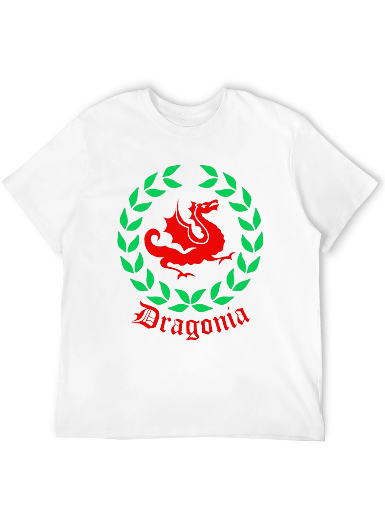 Black Dragonia T-Shirt - Dragon & Laurel Design view 12