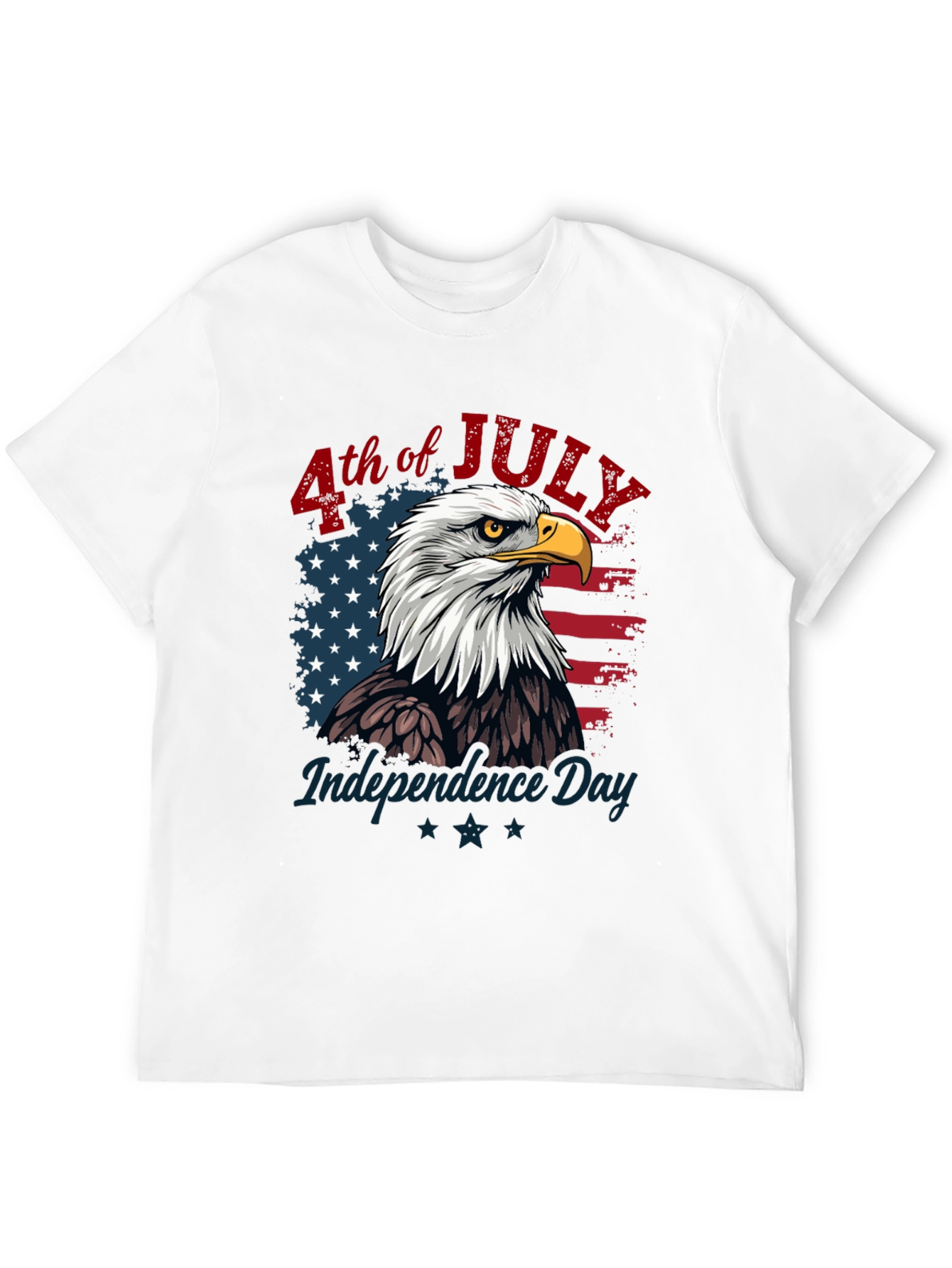 Black Patriotic Eagle T-Shirt - 4th of July Independence Day view 12