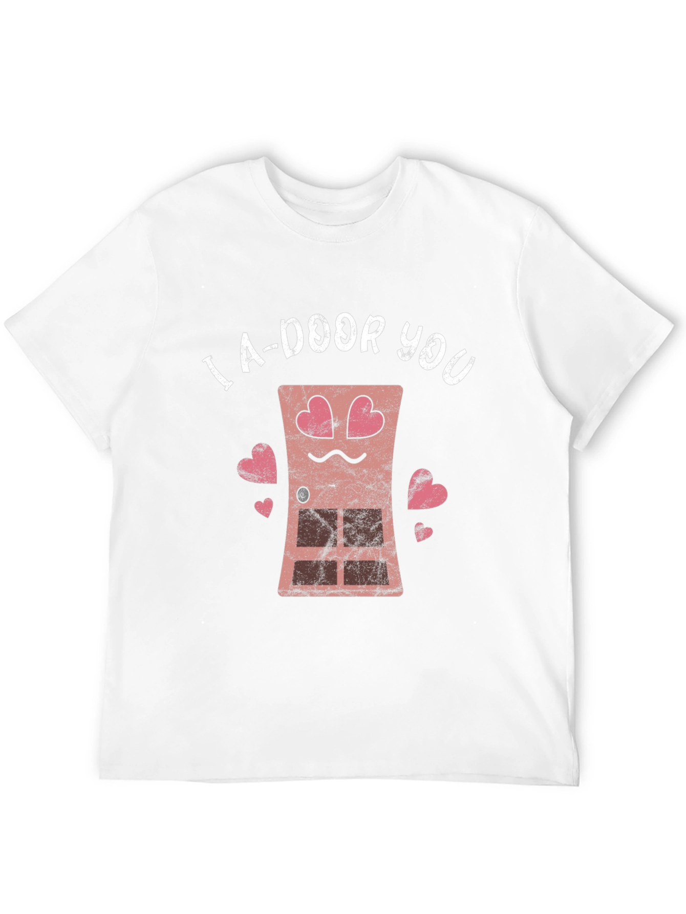 Black I A-Door You T-Shirt - Funny Valentine's Day Tee view 12