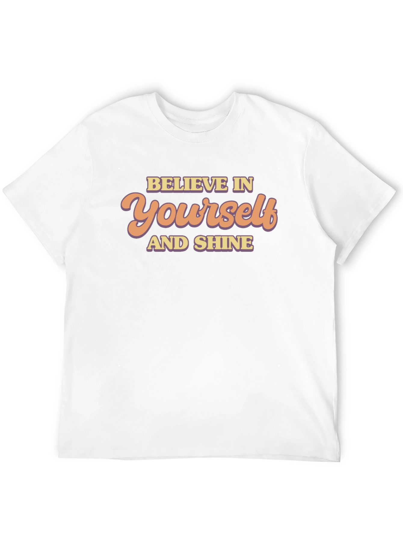 Black Believe In Yourself T-Shirt - Inspiring Graphic Tee view 12