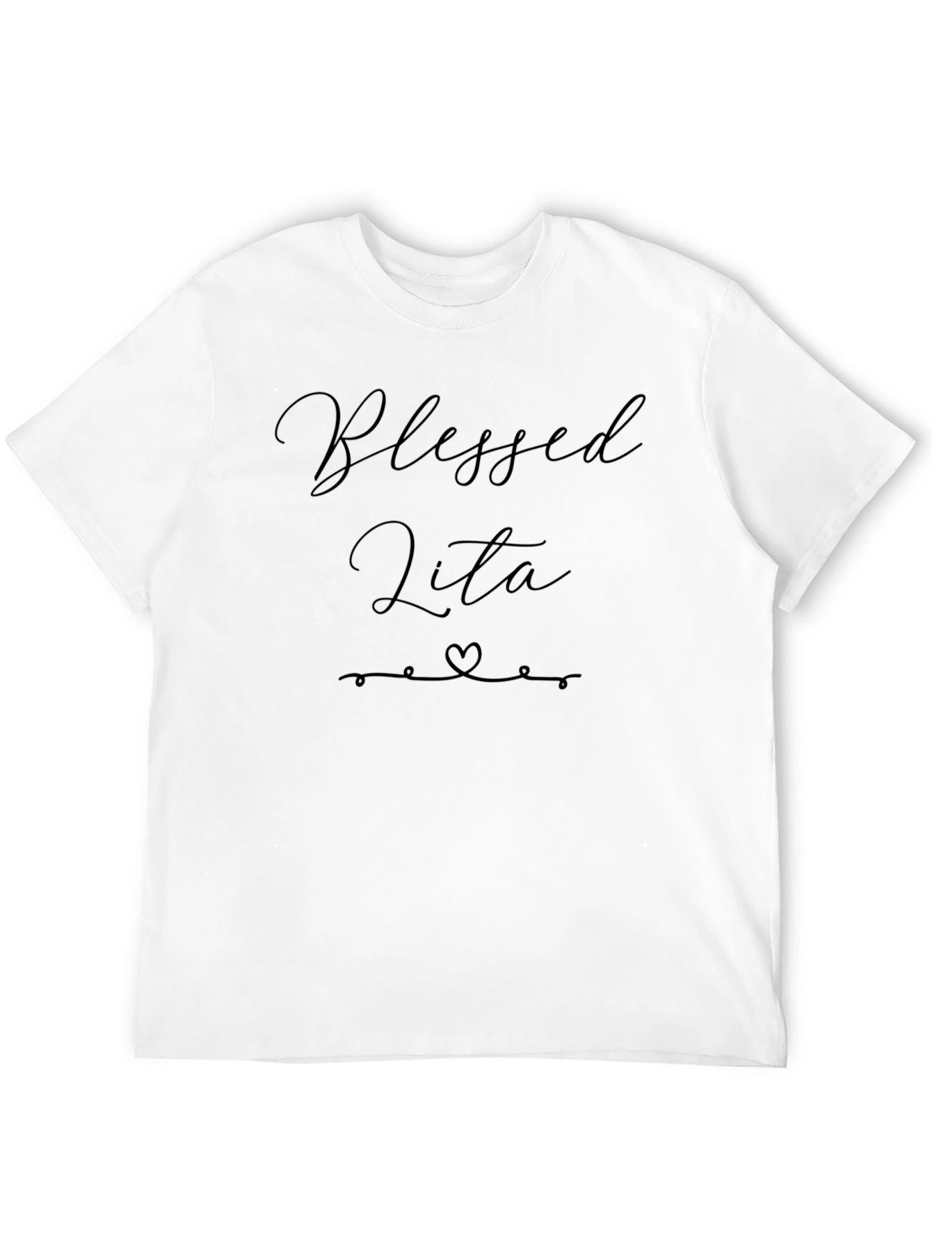 Black Blessed Lita Black T-Shirt - Stylish & Comfortable view 12