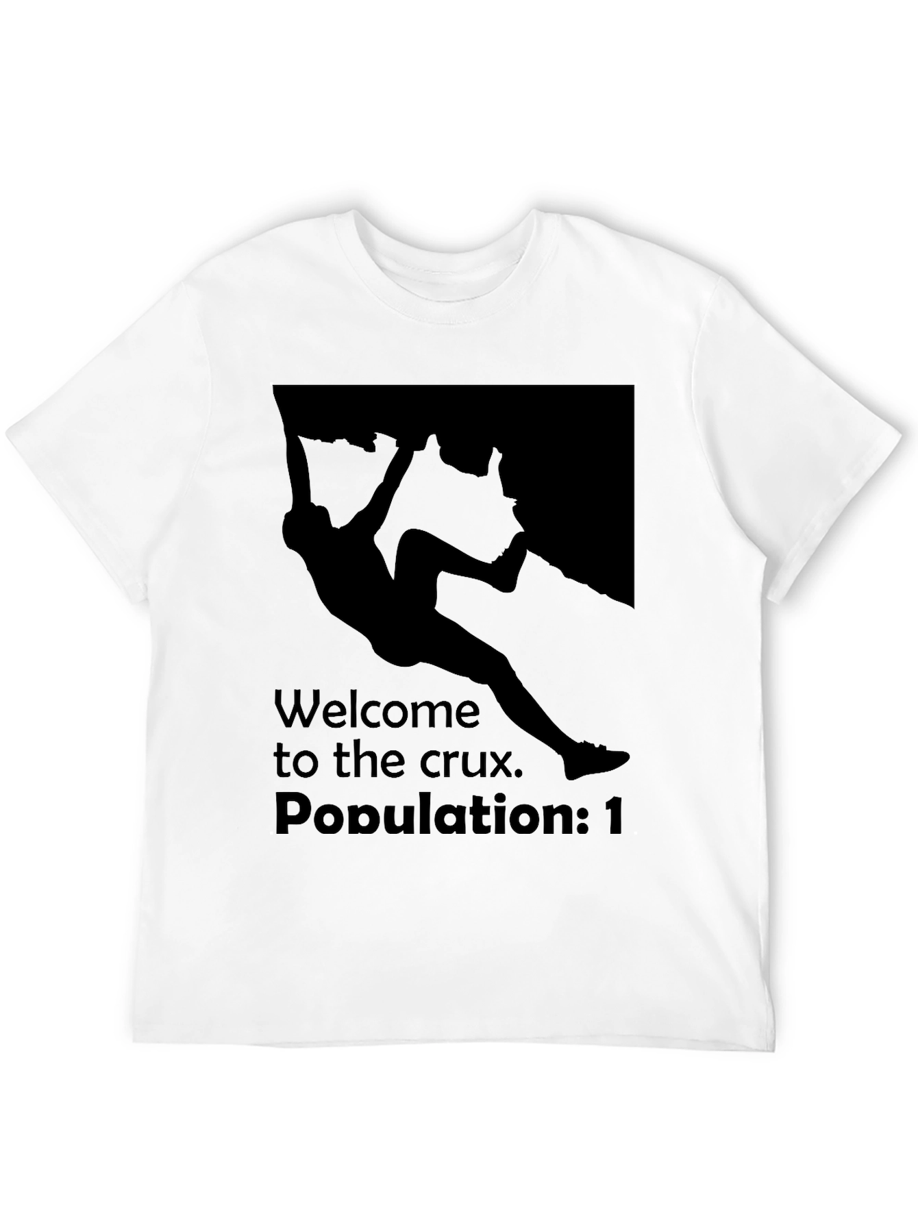 Black Rock Climbing T-Shirt - Welcome to the Crux view 12