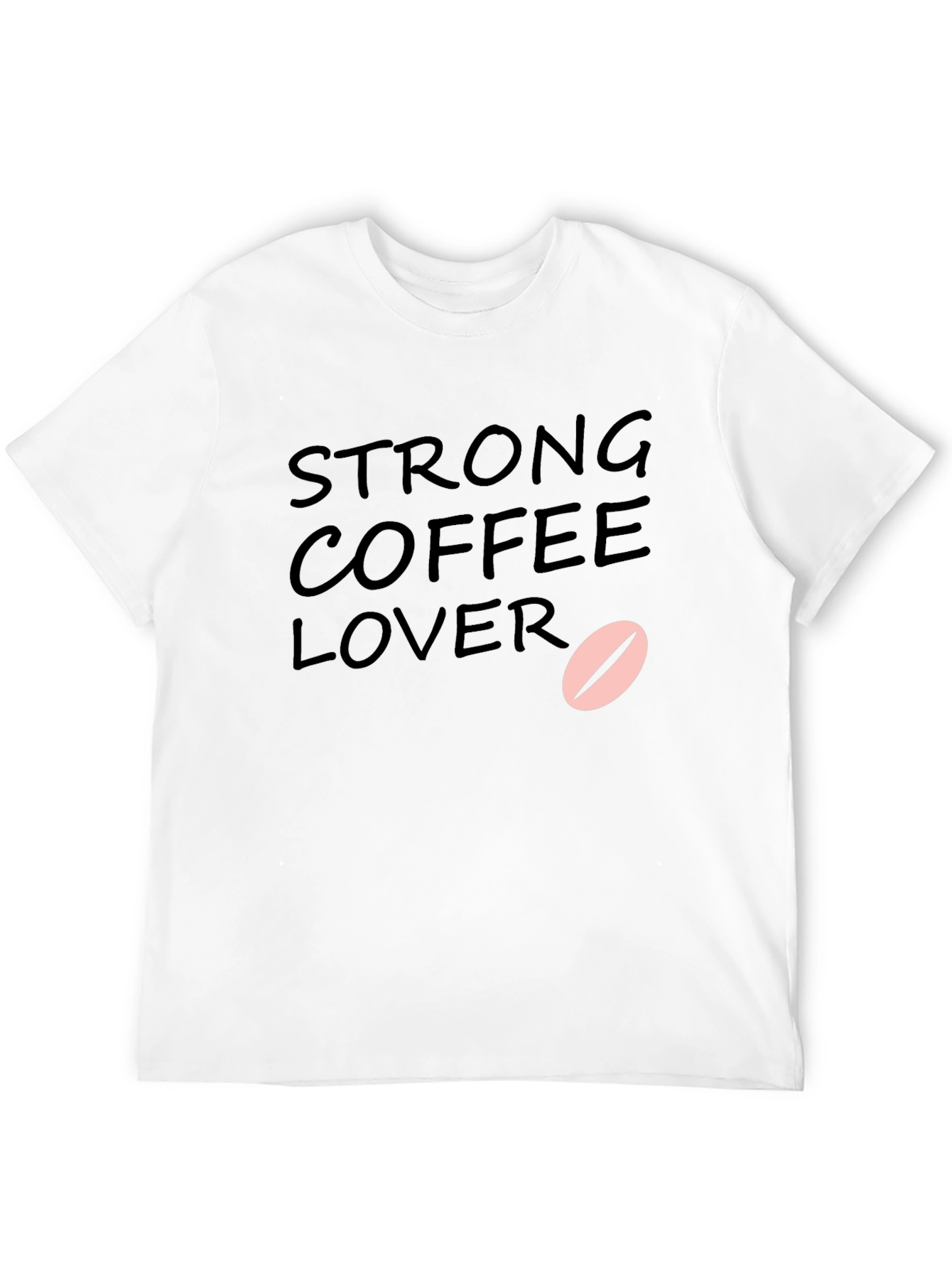 Black Strong Coffee Lover T-Shirt - Black view 12