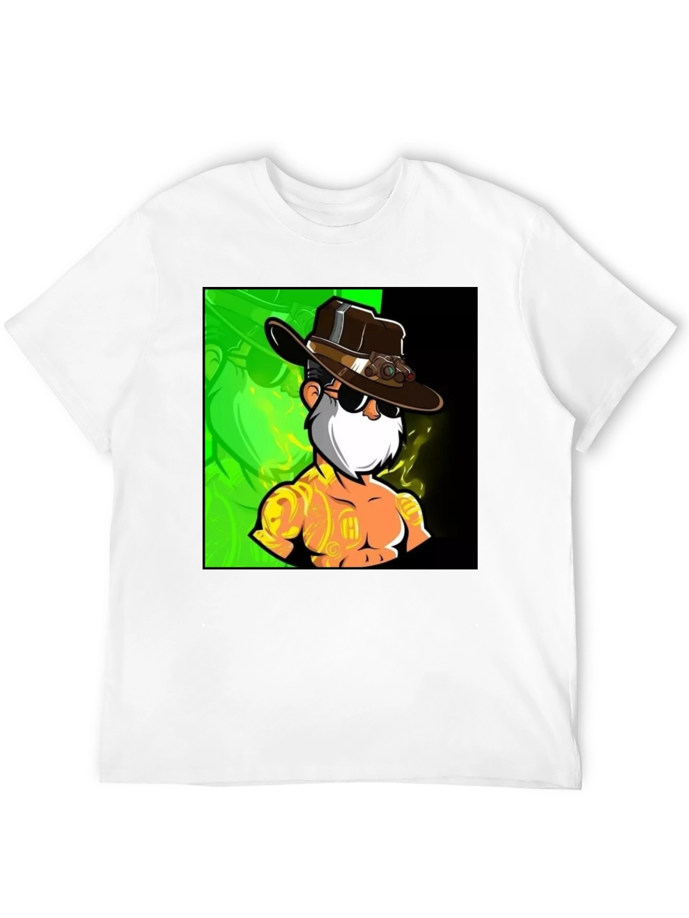 Black Cartoon Character Black T-Shirt view 12