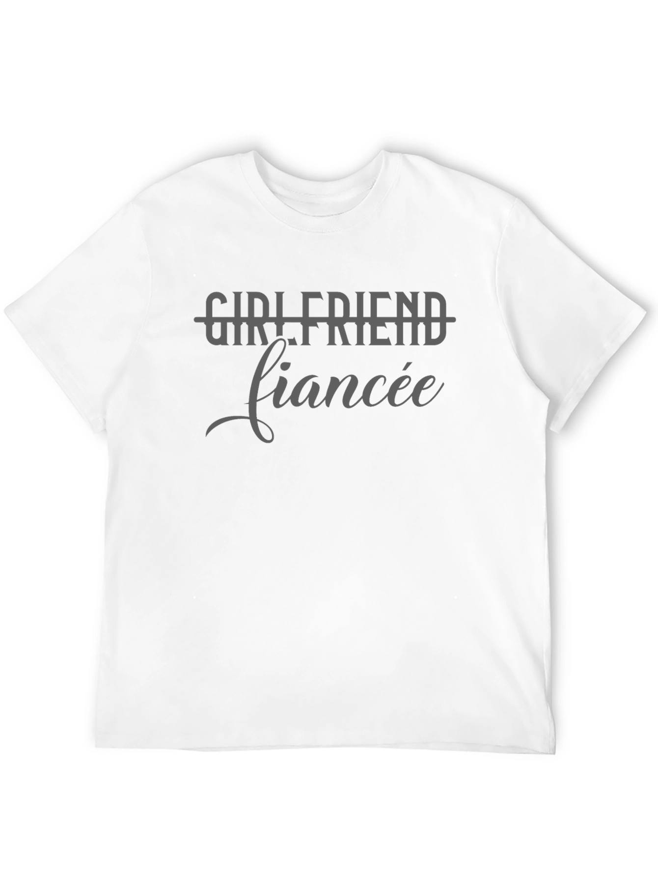 Black Fiancée T-Shirt - Celebrate Your Engagement view 12