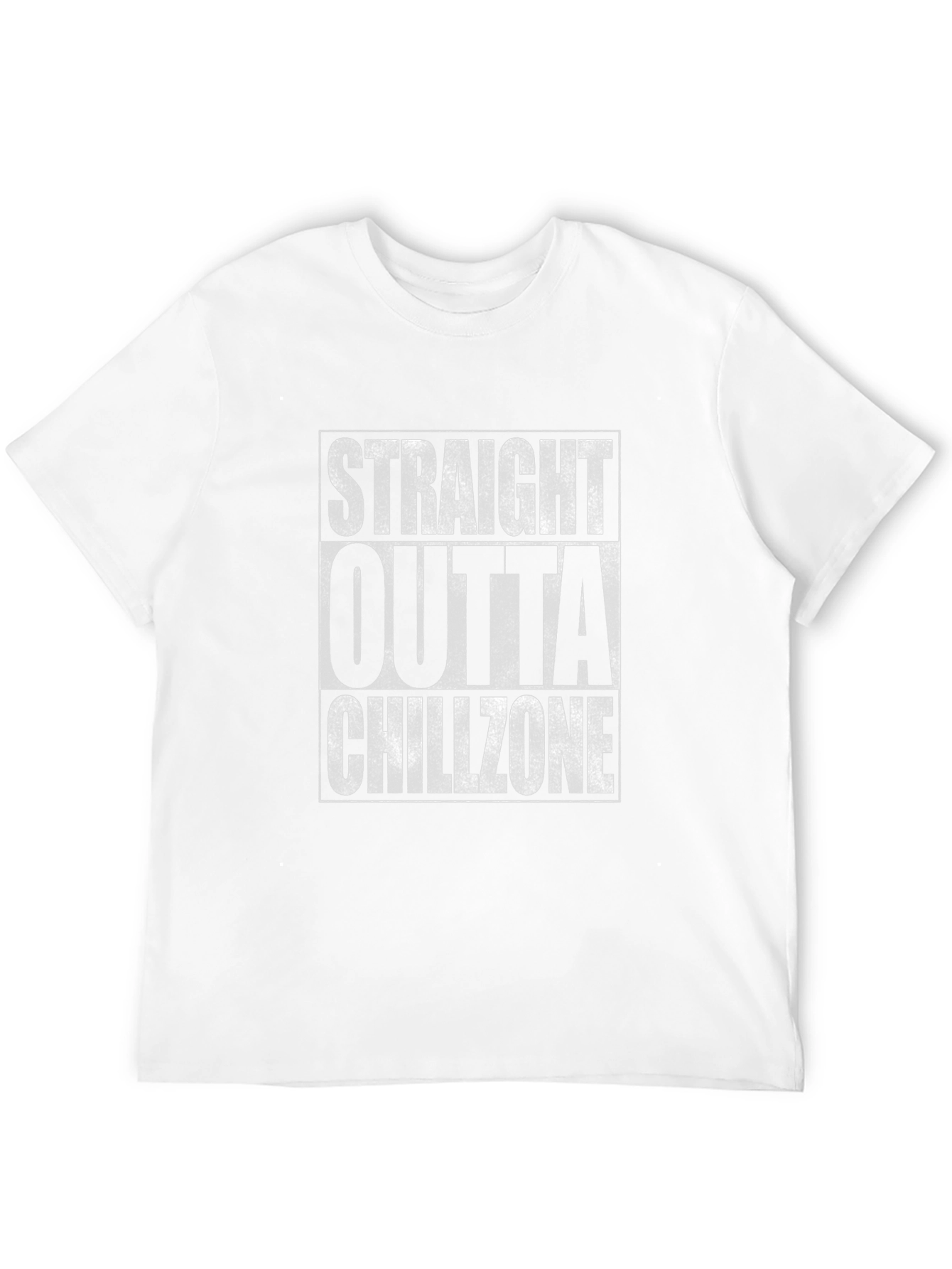 Black Straight Outta Chillzone Black Graphic Tee view 12
