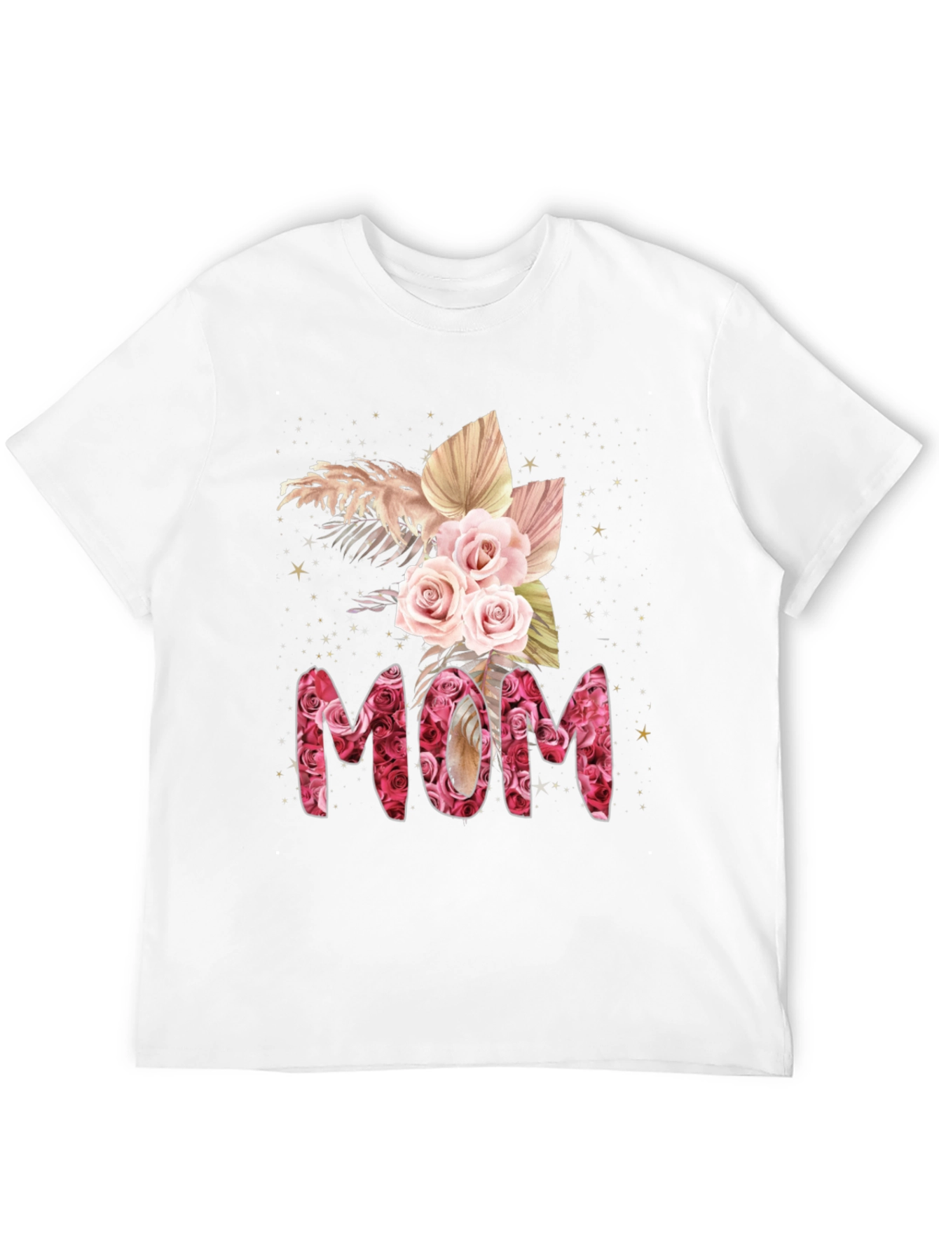 Black Floral MOM T-Shirt view 12