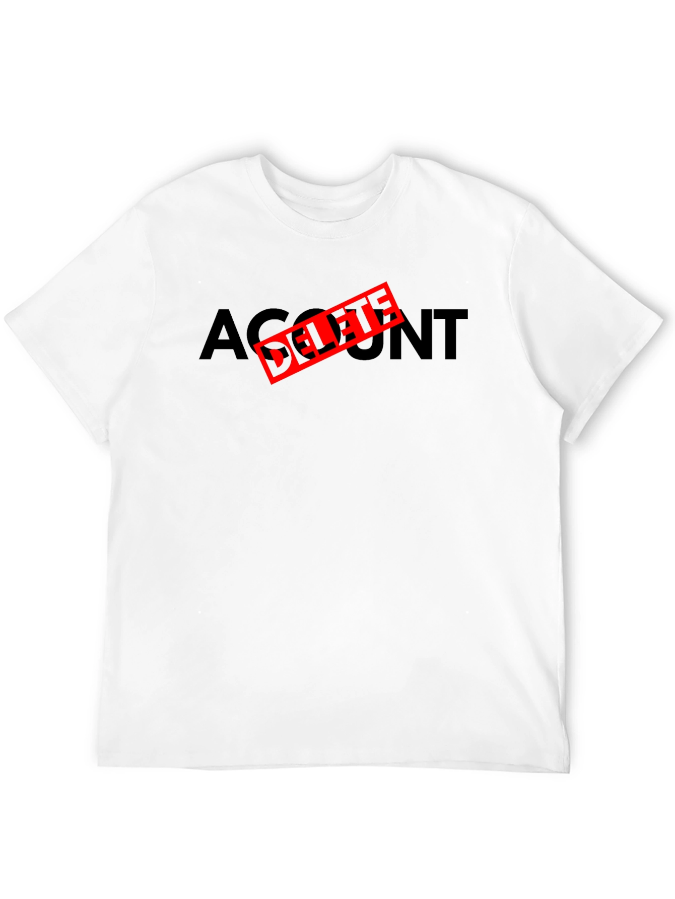 Black Account Delete Black T-Shirt - Anti Social view 12