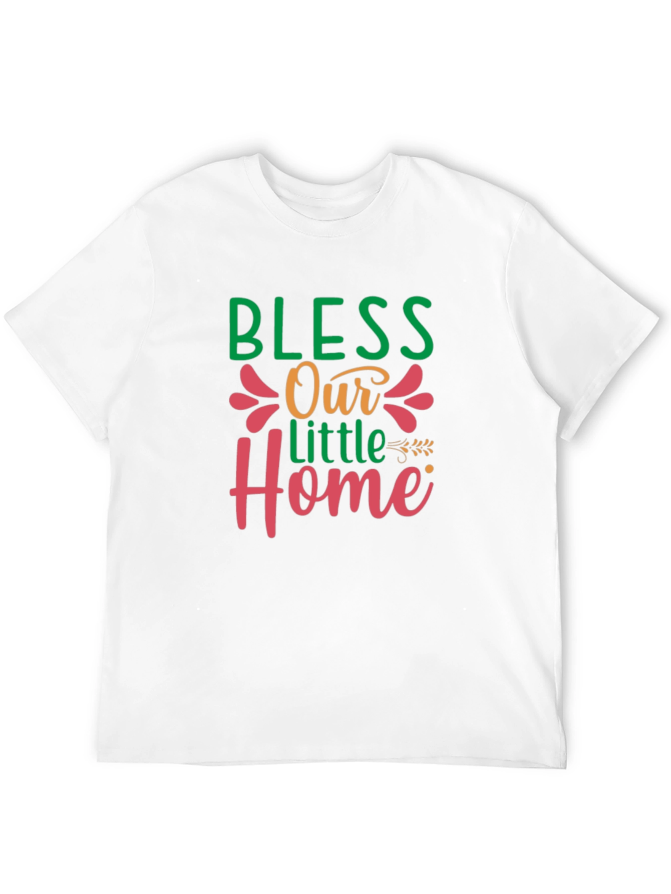 Black Bless Our Little Home Graphic T-Shirt view 12