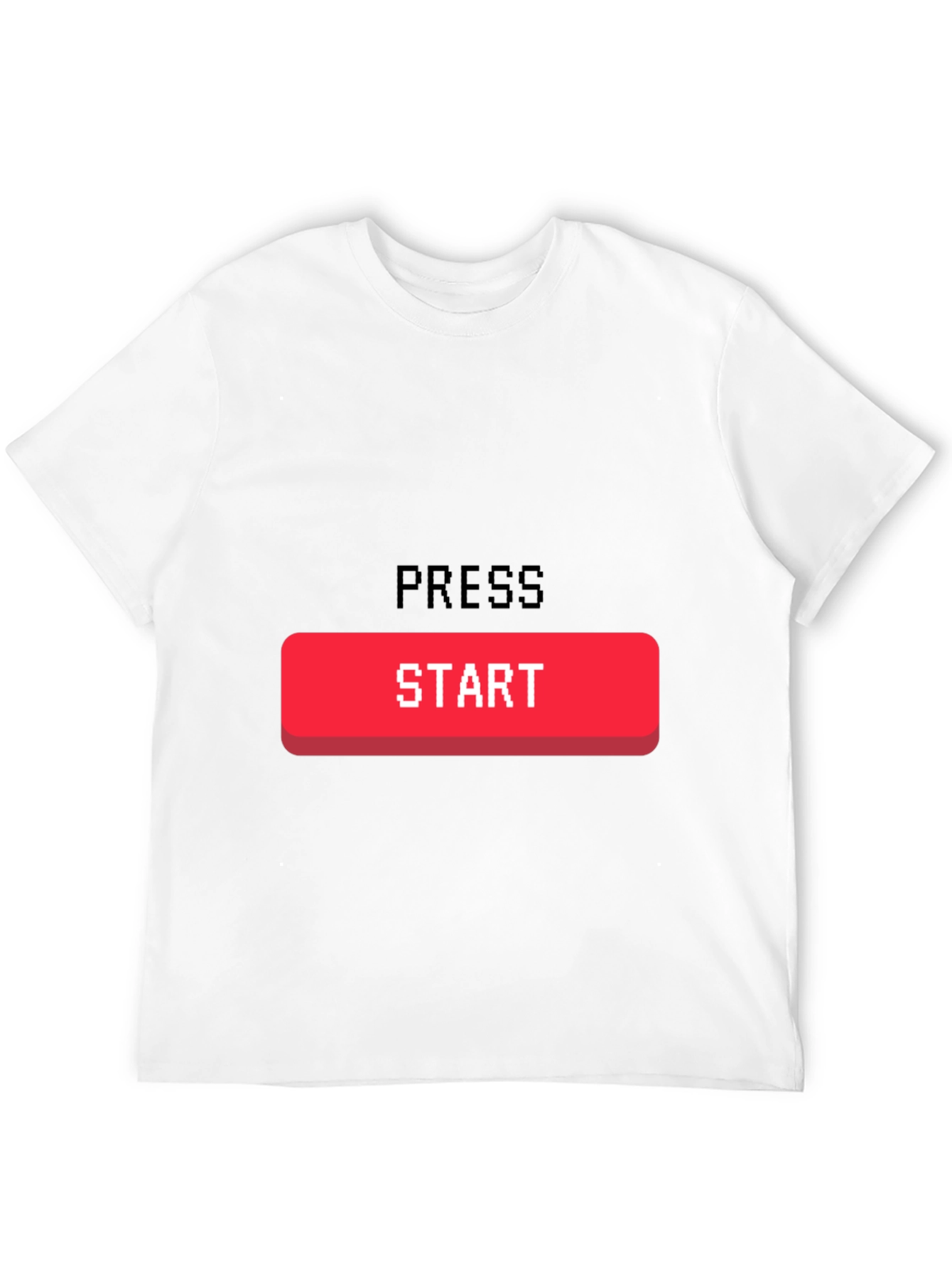 Black Press Start Gaming T-Shirt - Retro Gamer Tee view 12