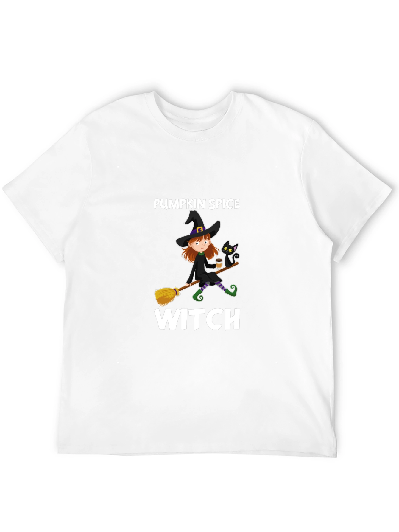 Black Pumpkin Spice Witch T-Shirt view 12