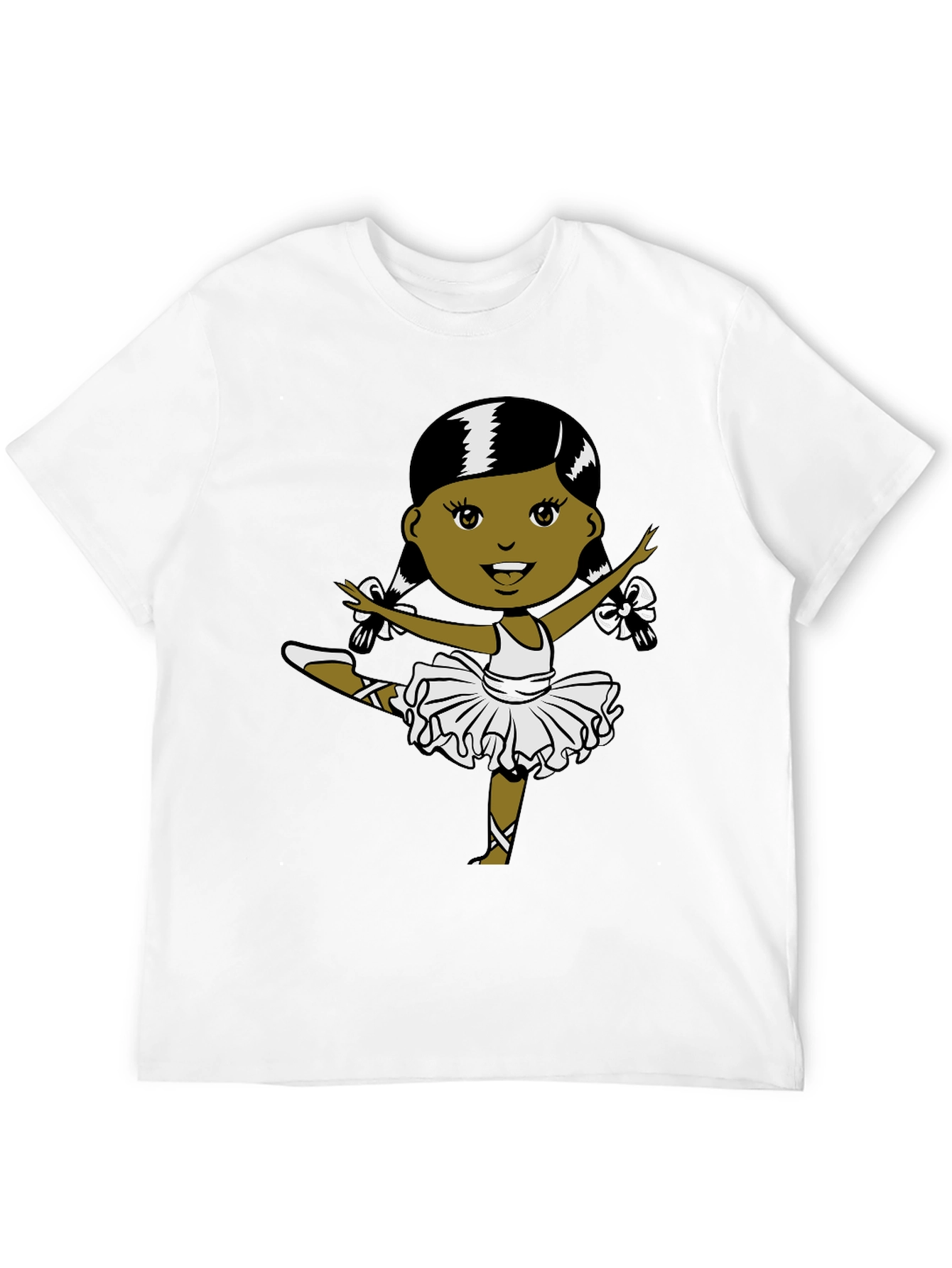 Ballerina Graphic T-Shirt - Black - 12