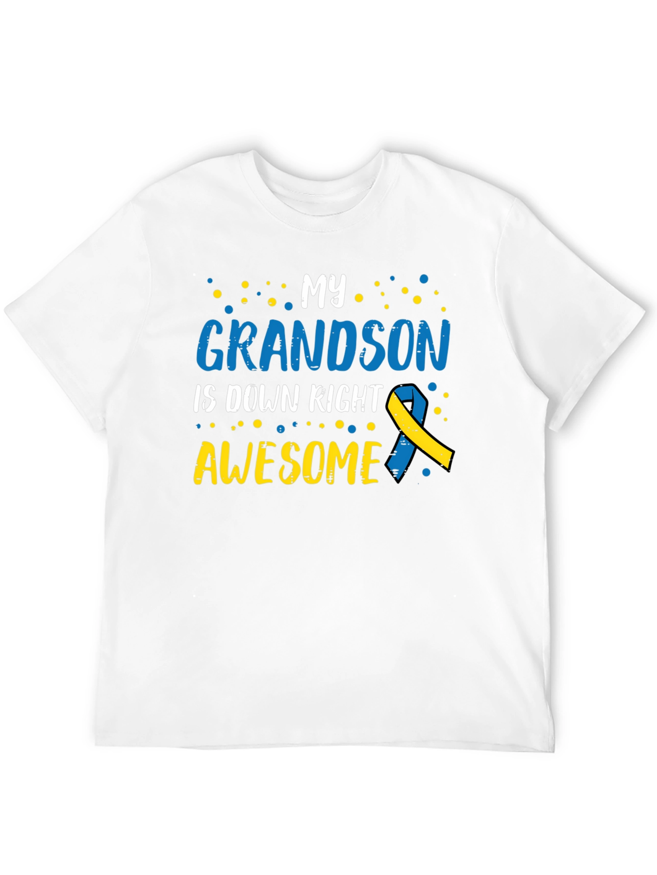 Black My Grandson is Down Right Awesome T-Shirt view 12