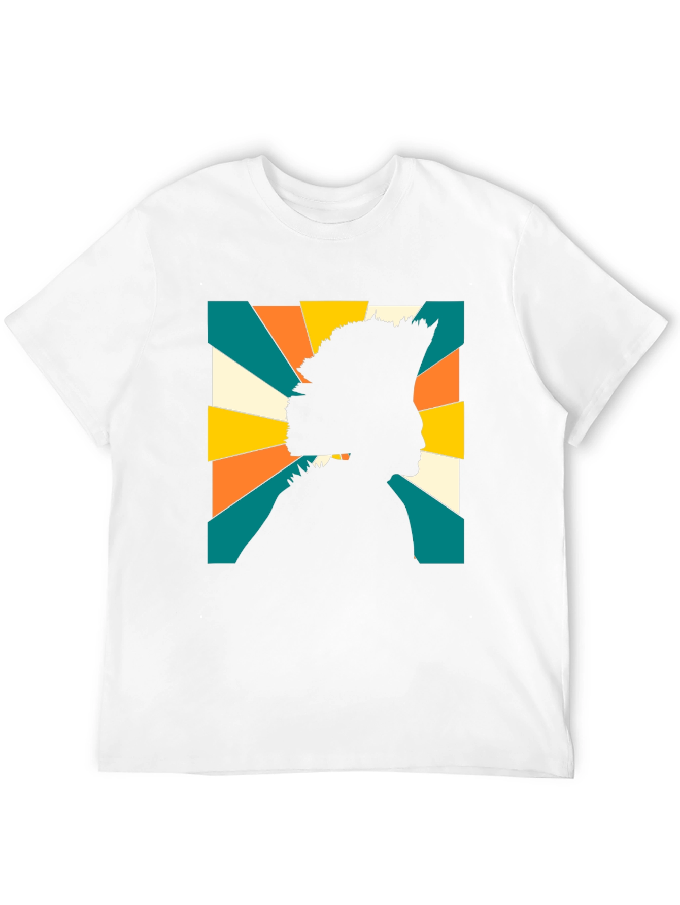 Black Retro Silhouette Graphic T-Shirt view 12