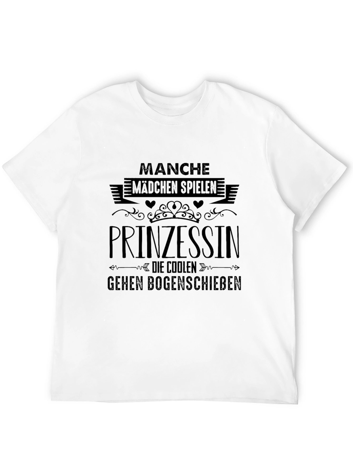 Black Manche Madchen Archery T-Shirt view 12