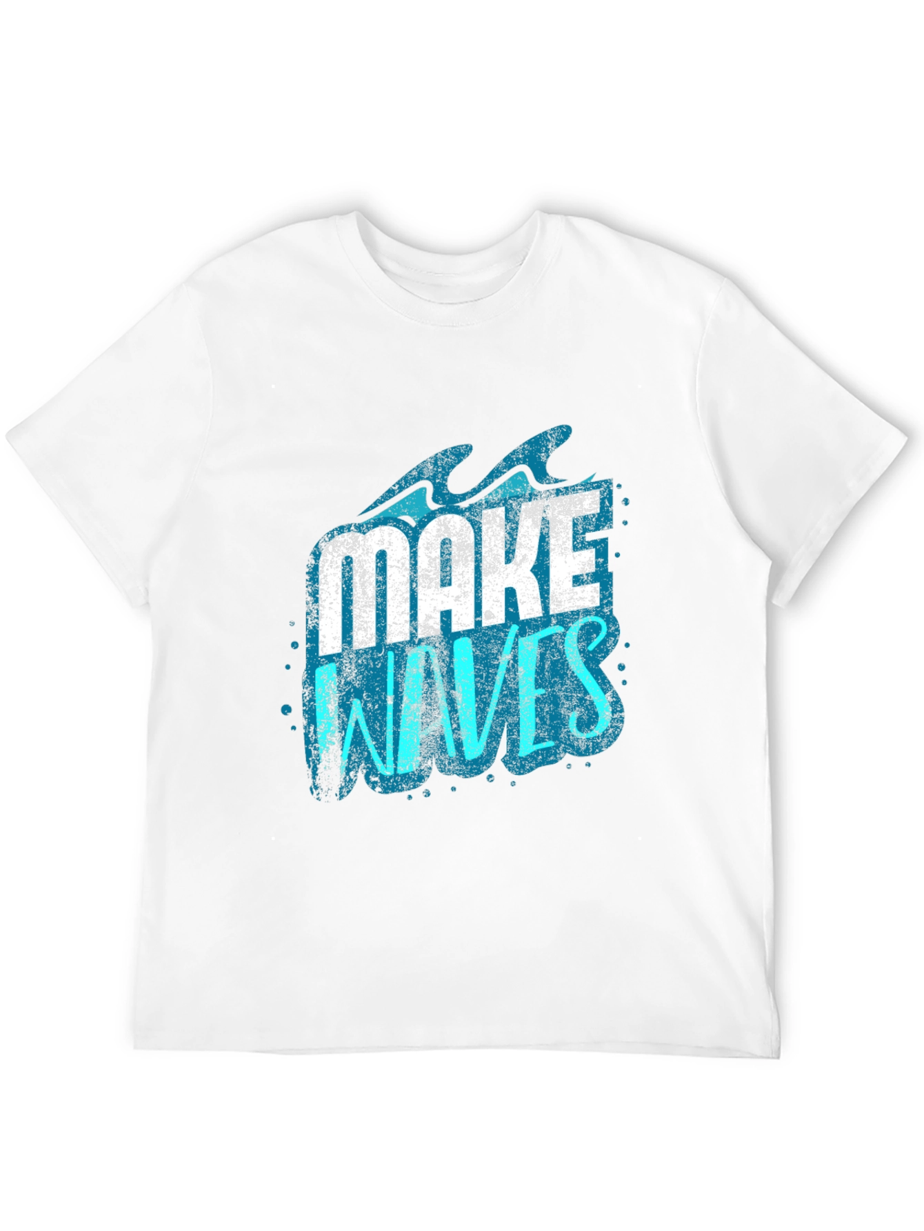 Black Make Waves Graphic Tee - Black Short Sleeve T-Shirt view 12