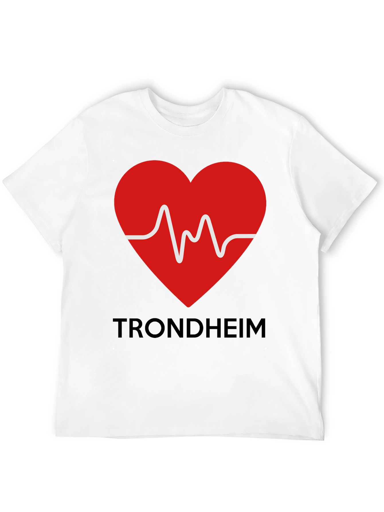 Trondheim Heartbeat T-Shirt - Love Trondheim - 12