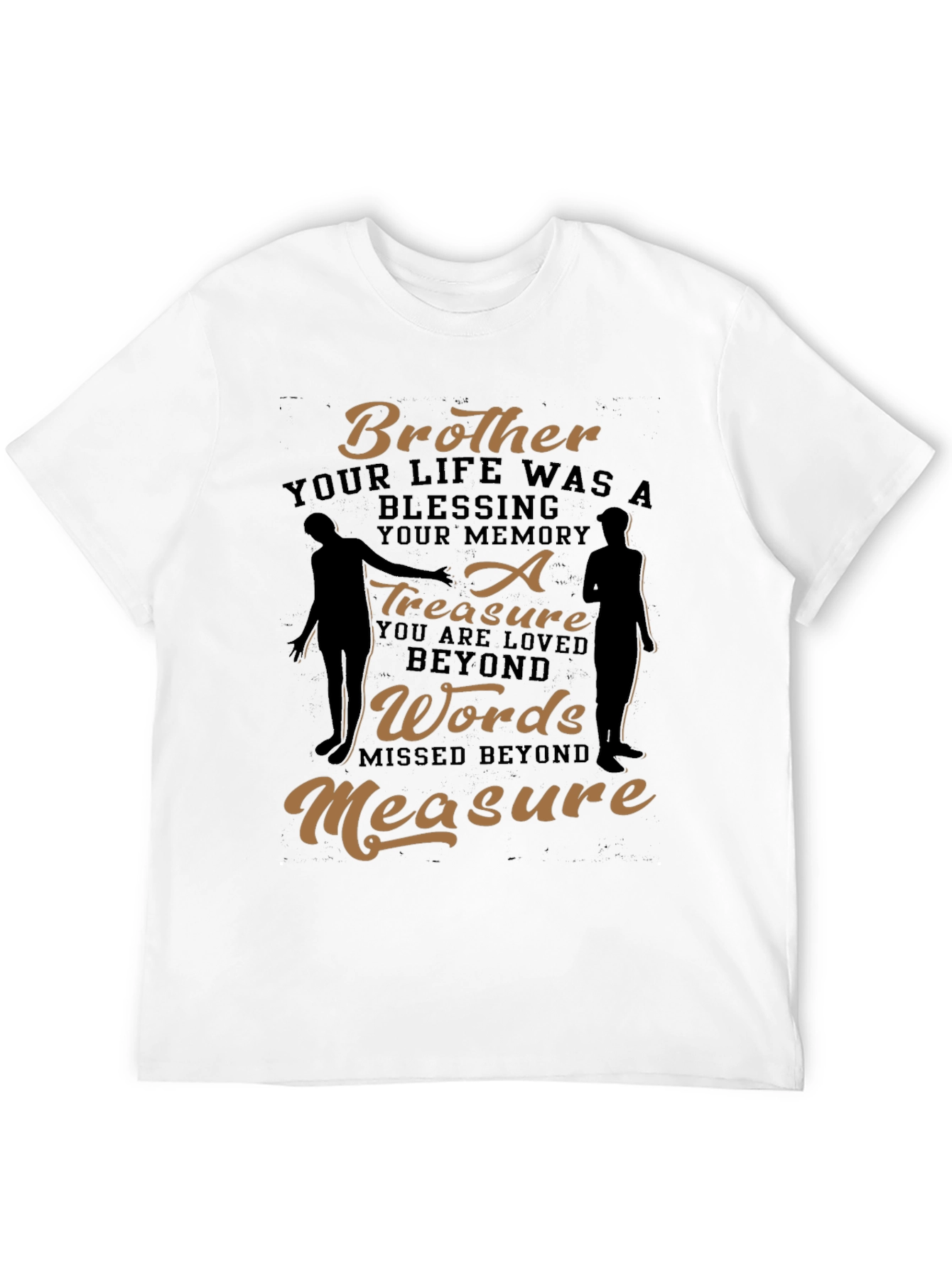 Black Brother Memorial T-Shirt: A Treasure Beyond Words view 12