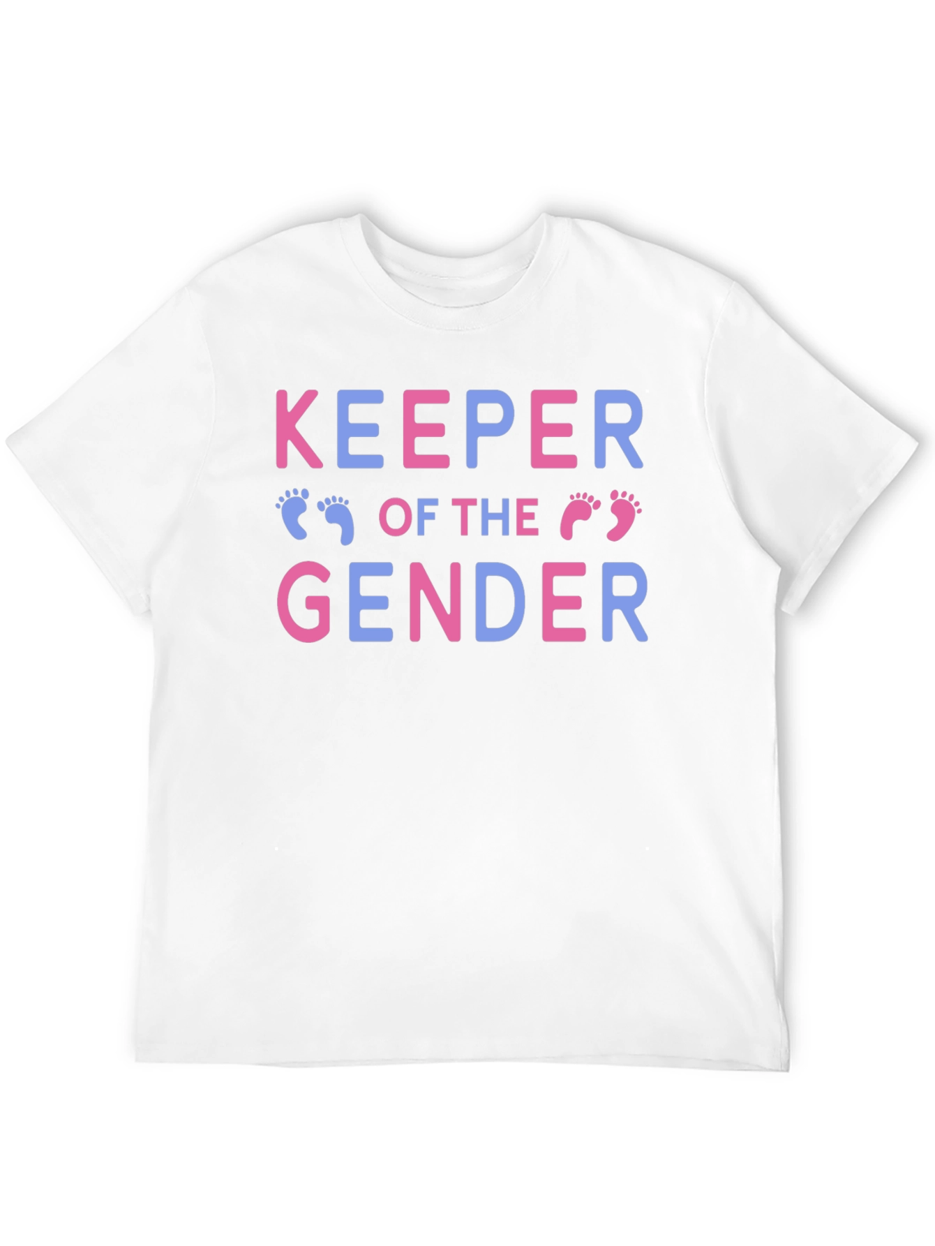 Black Keeper of the Gender Reveal Party T-Shirt view 12