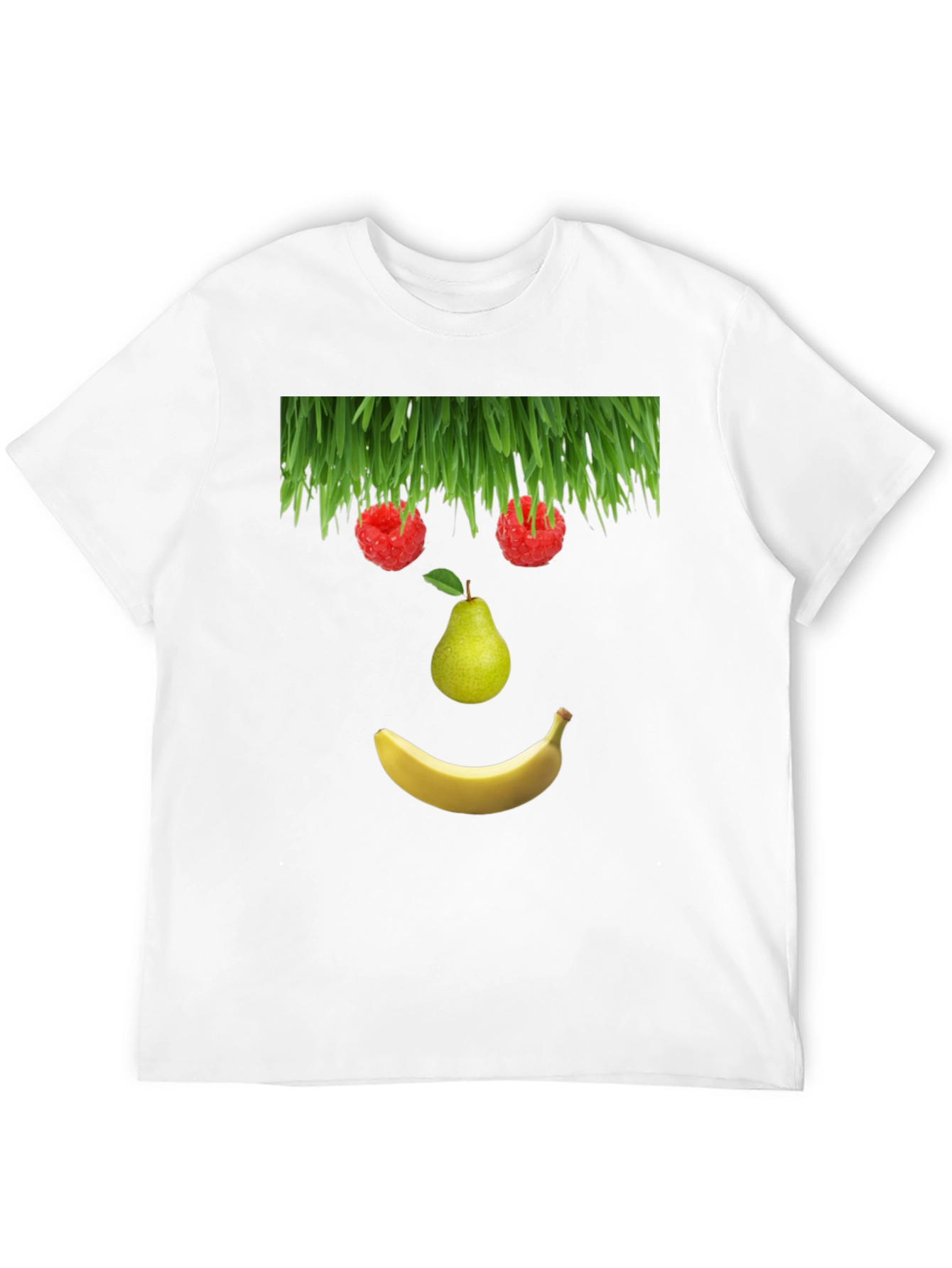 Black Fruit Face Graphic Black T-Shirt view 12