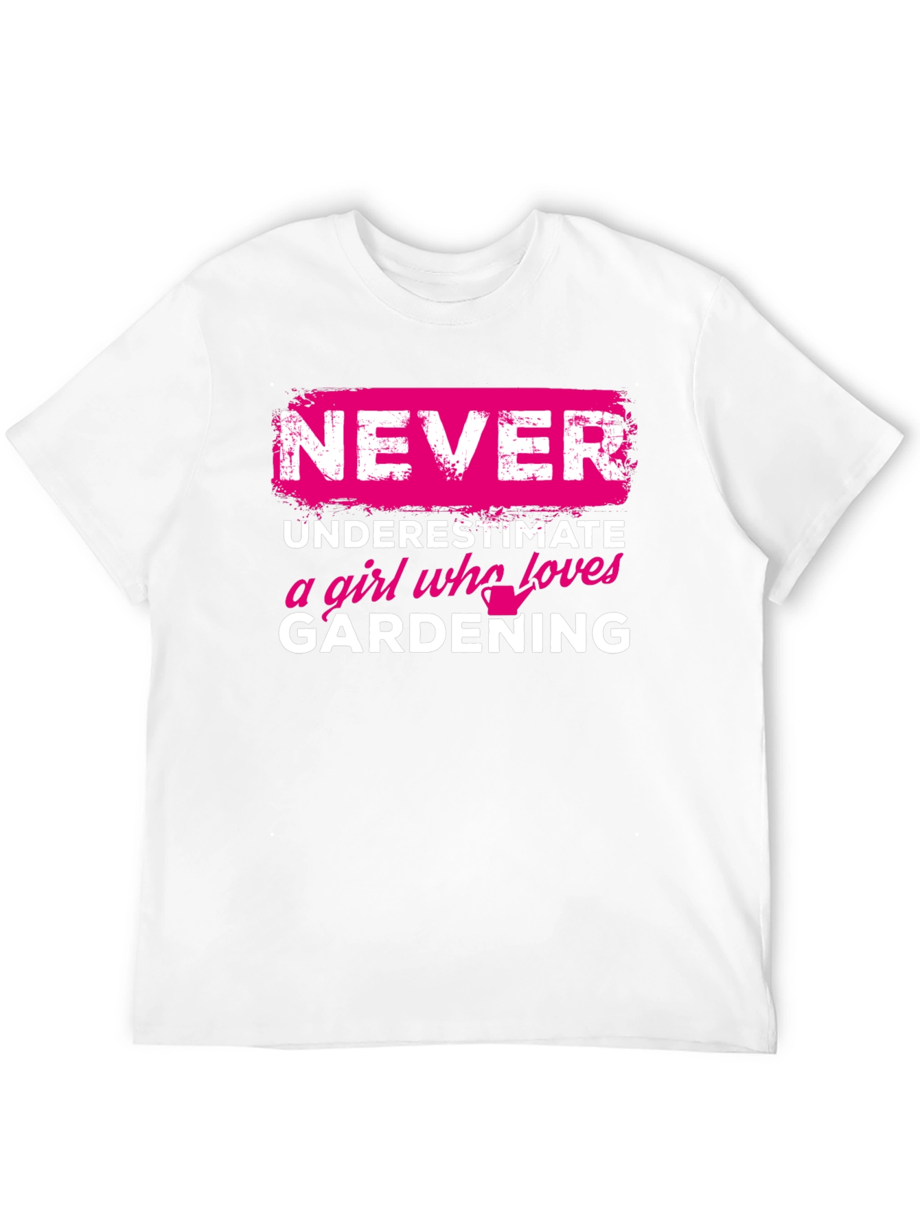 Black Gardening Girl T-Shirt: Never Underestimate view 12