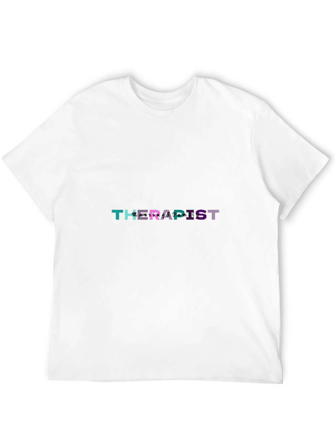 Black Therapist Graphic Tee - Trendy Comfort view 12