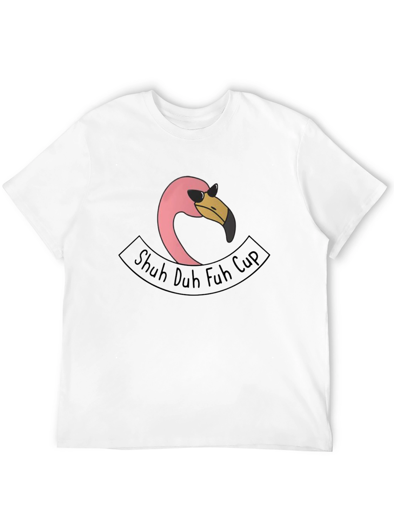 Black Shuh Duh Fuh Cup Flamingo T-Shirt view 12