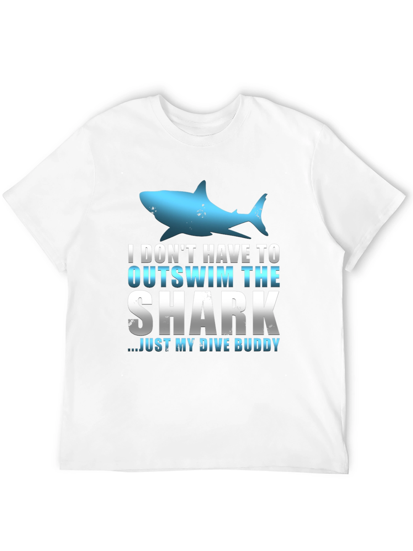 Black Shark Dive Buddy Graphic T-Shirt view 12