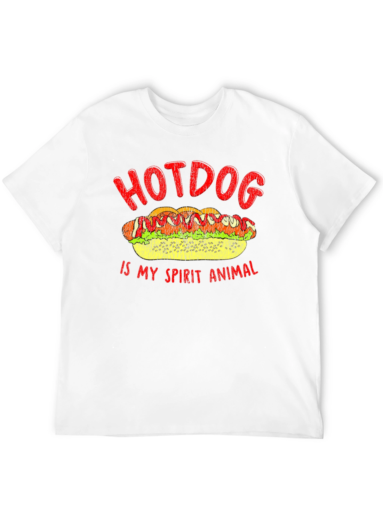Black Hotdog Spirit Animal T-Shirt - Foodie Tee view 12