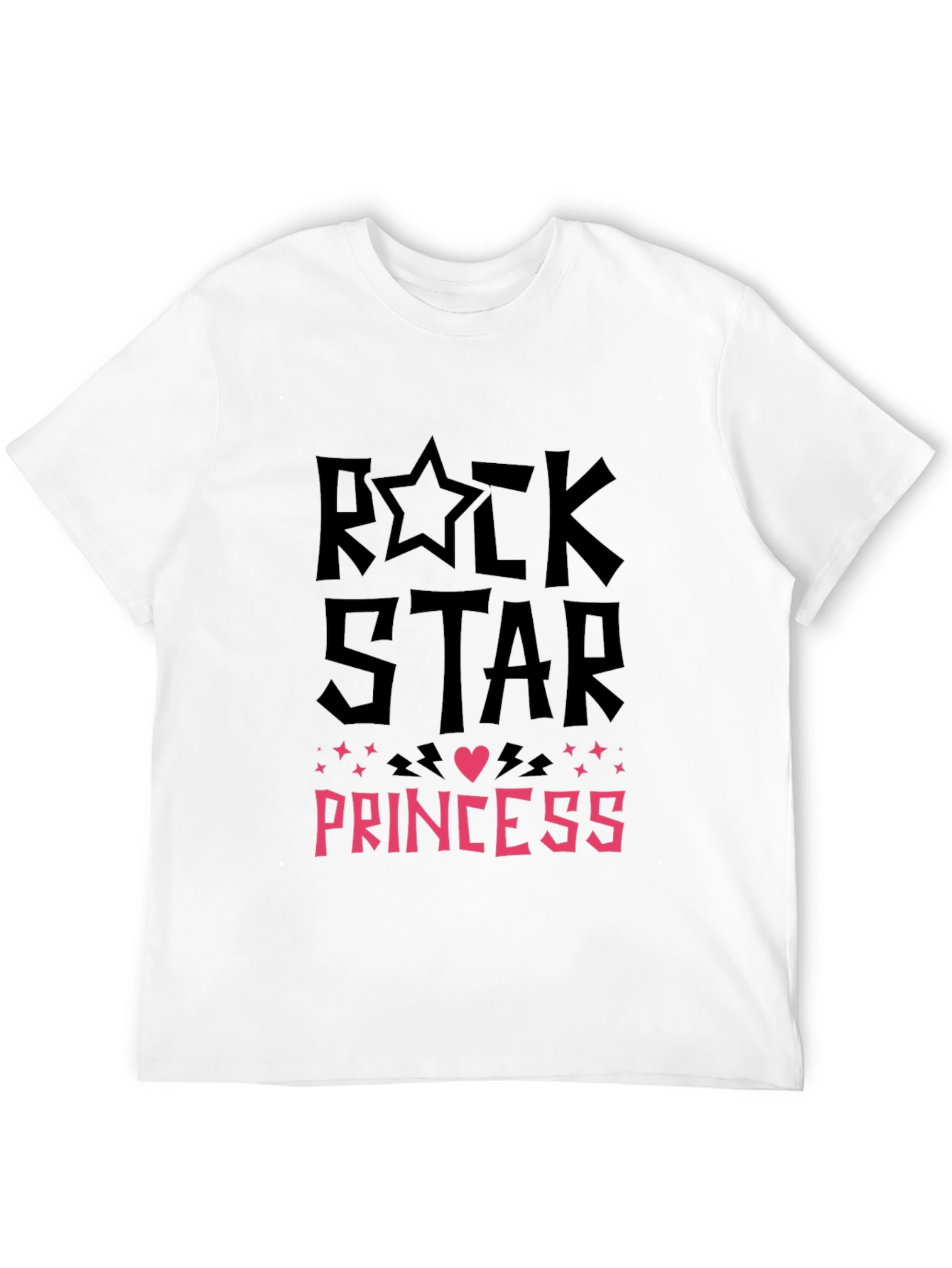 Black Rock Star Princess T-Shirt - Black Graphic Tee view 12