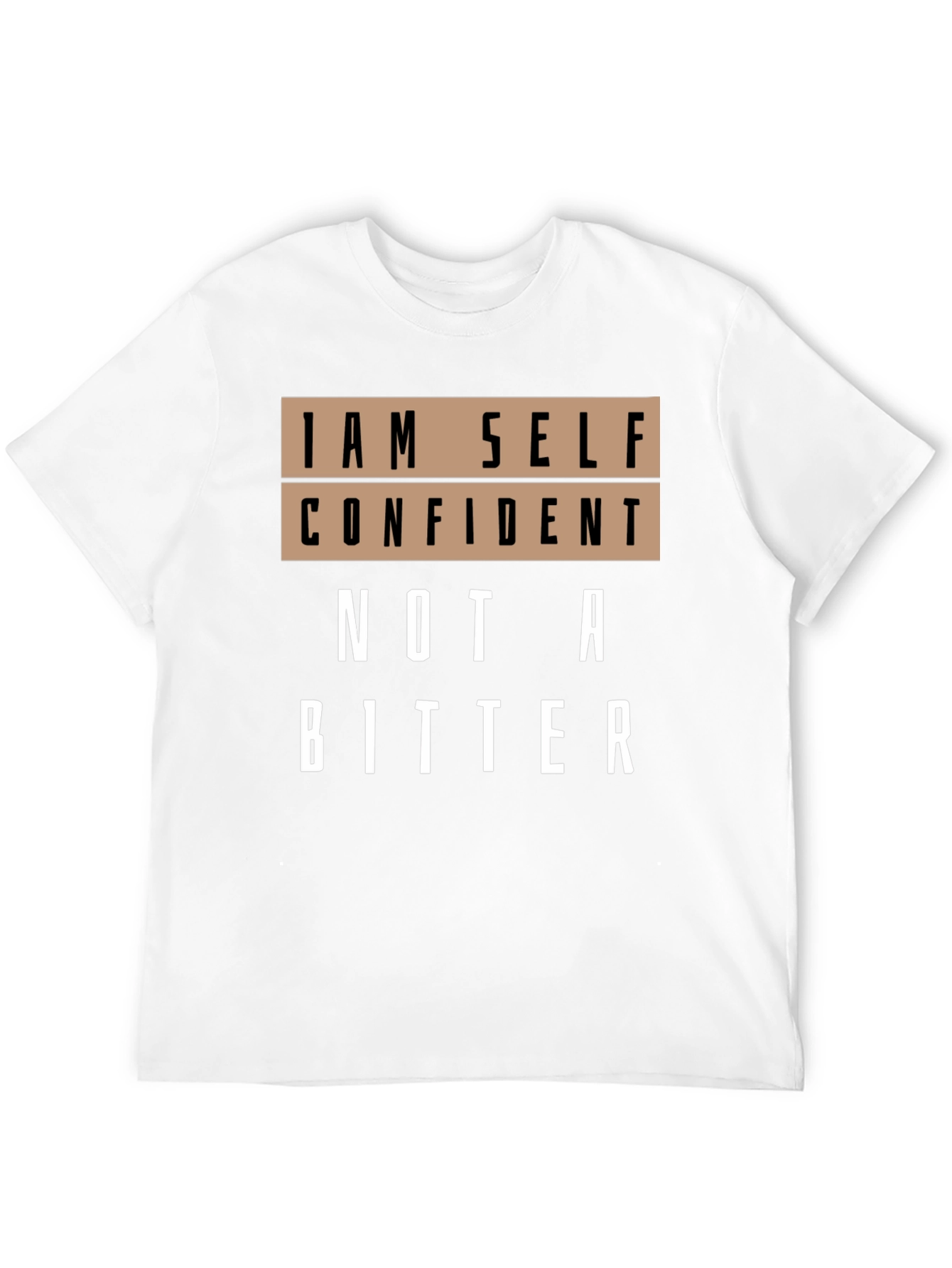 Black Self Confident Graphic T-Shirt - Black view 12