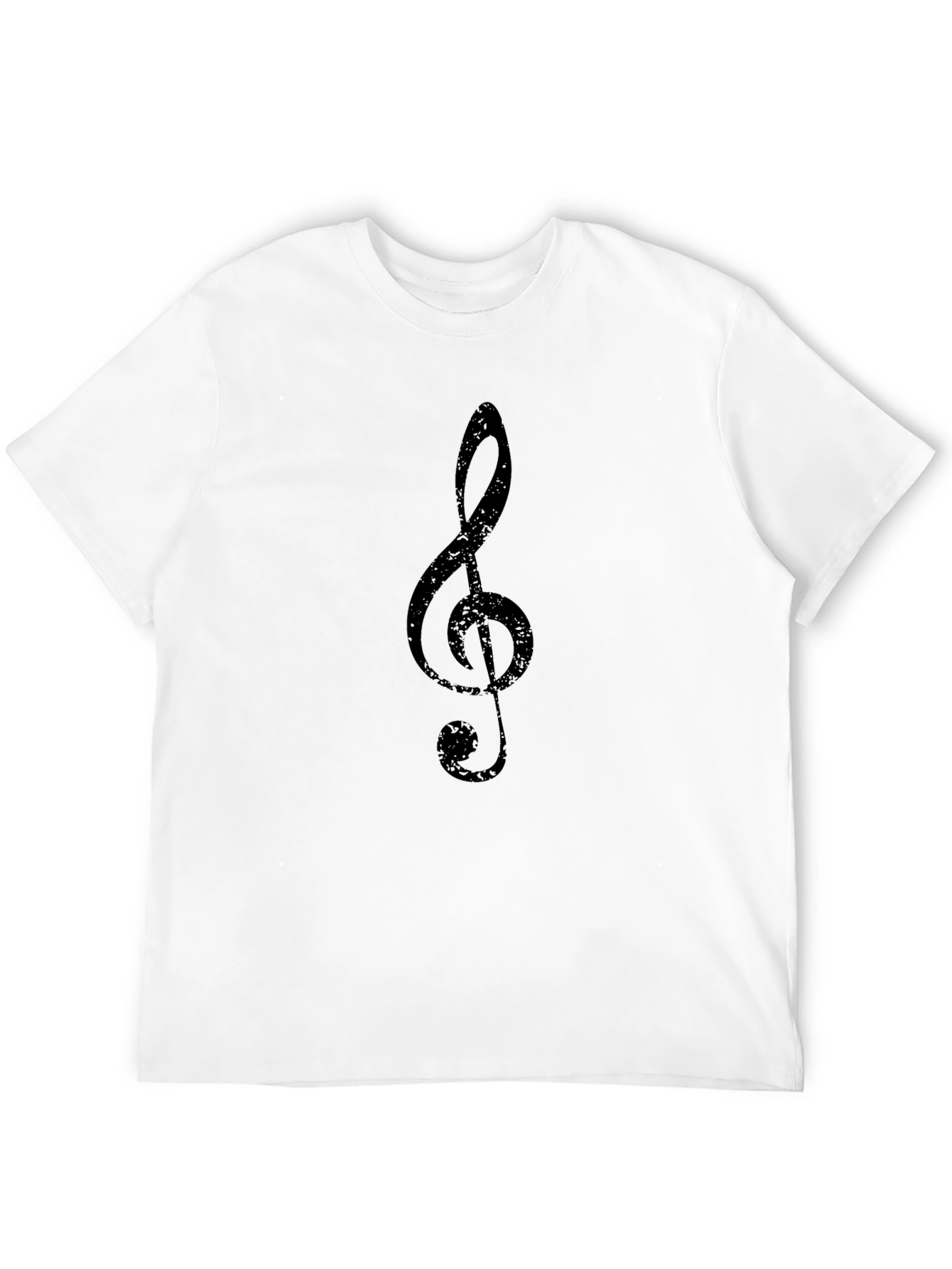 Black Black Treble Clef Graphic Tee view 12