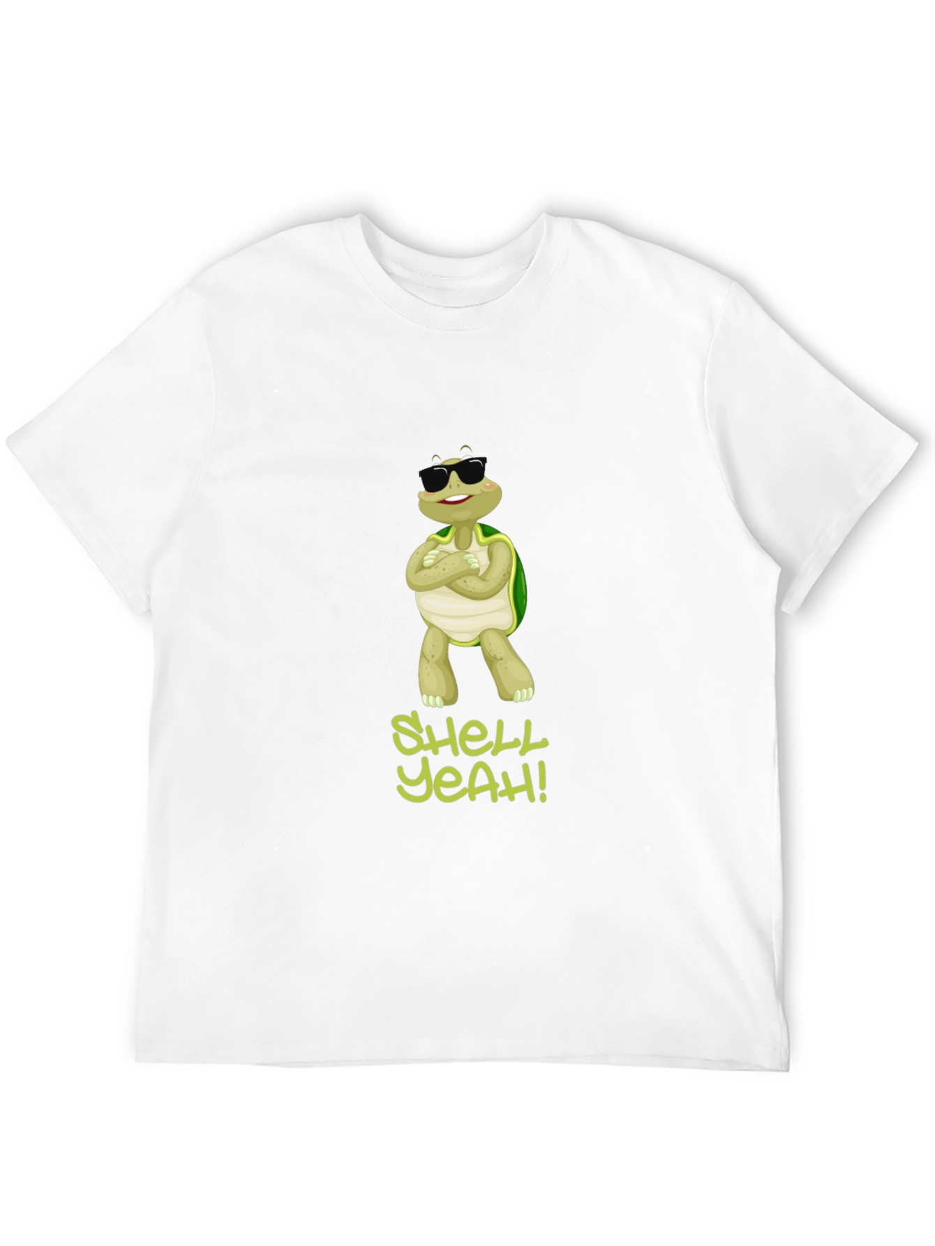 Black Shell Yeah! Turtle Graphic Tee - Cool and Comfy view 12