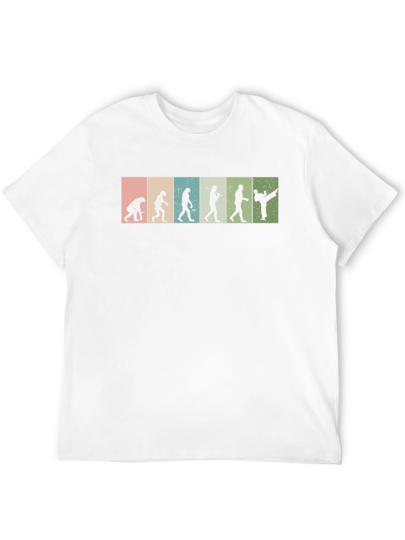 Black Evolution of Martial Arts T-Shirt - Black view 12