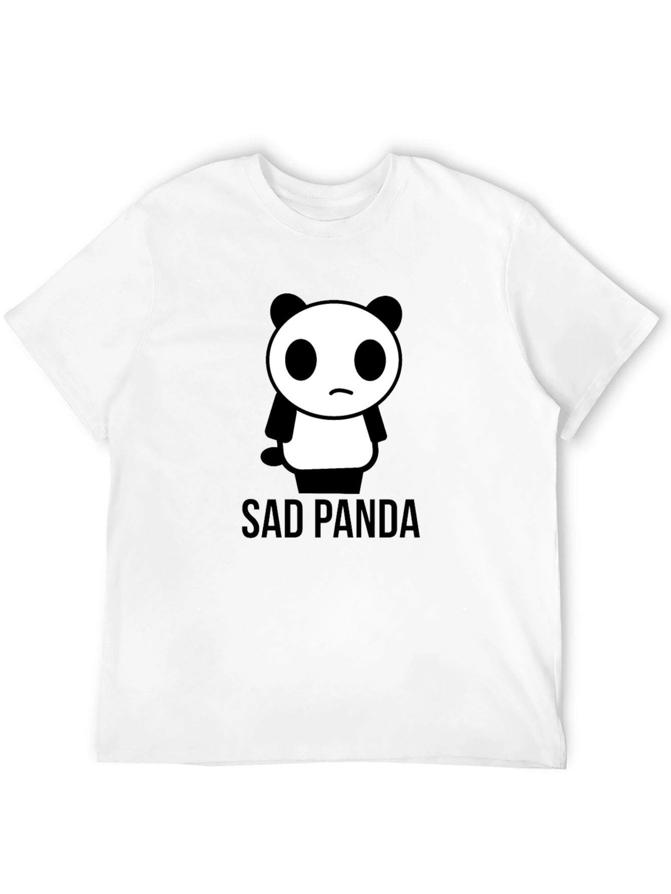Black Sad Panda Graphic Tee - Black T-Shirt view 12