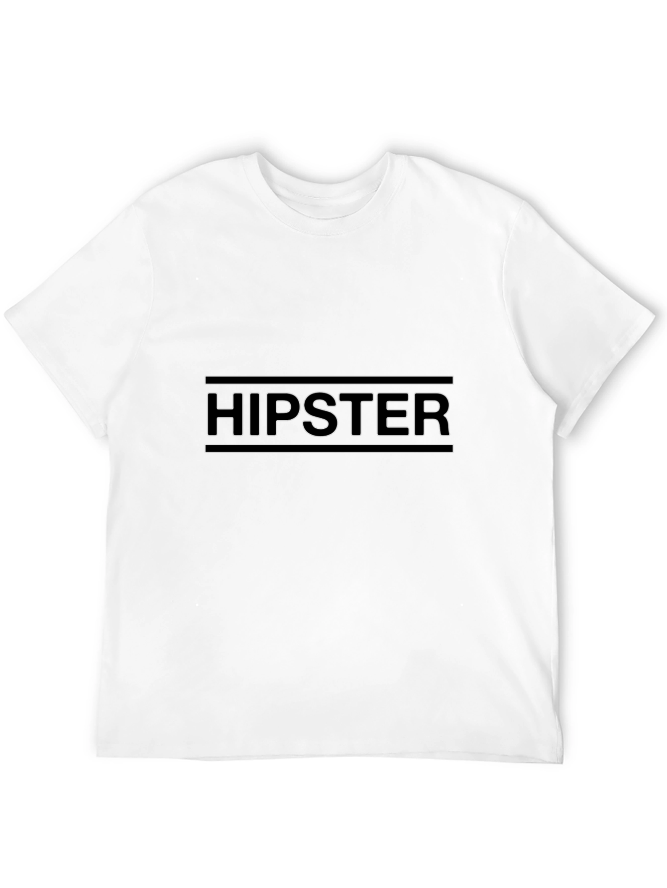 Black Hipster Graphic Tee - Cool Trendy Design view 12