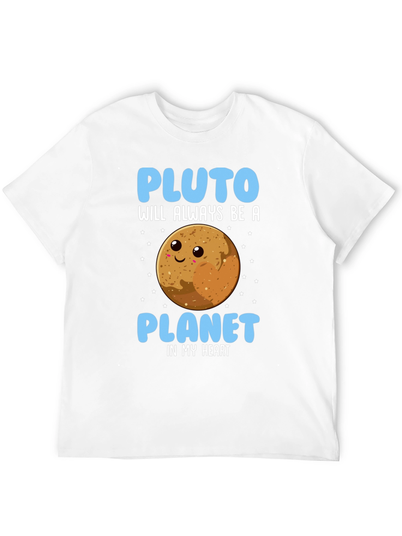 Black Pluto Always a Planet T-Shirt view 12