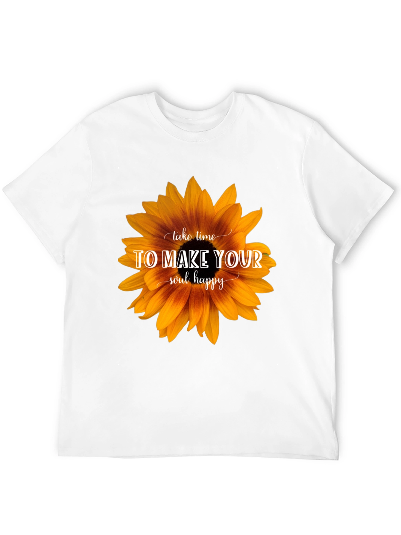 Black Sunflower Soul Happy Graphic Tee view 12
