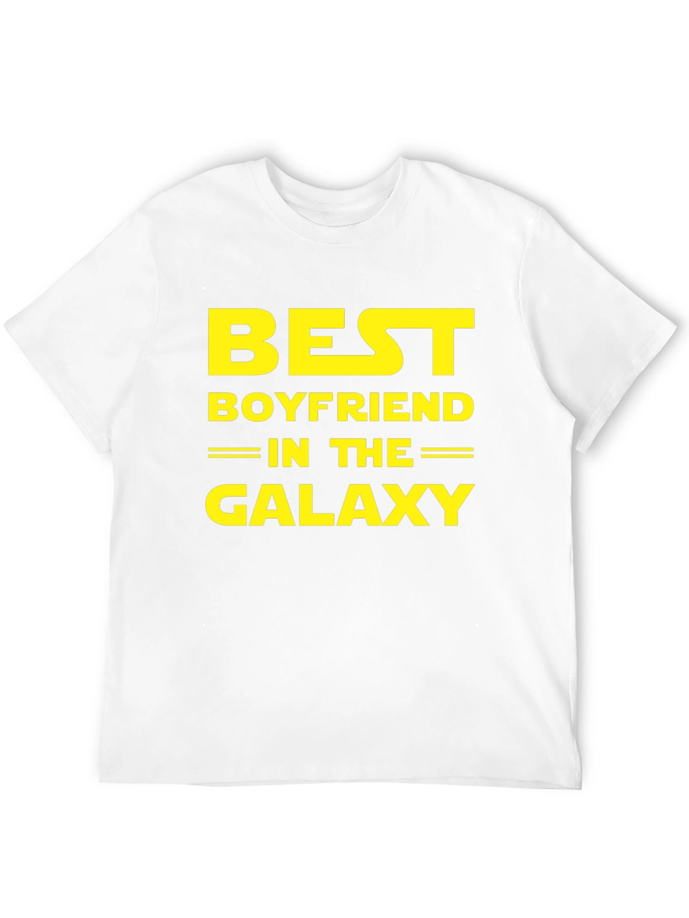 Black Best Boyfriend in the Galaxy T-Shirt view 12