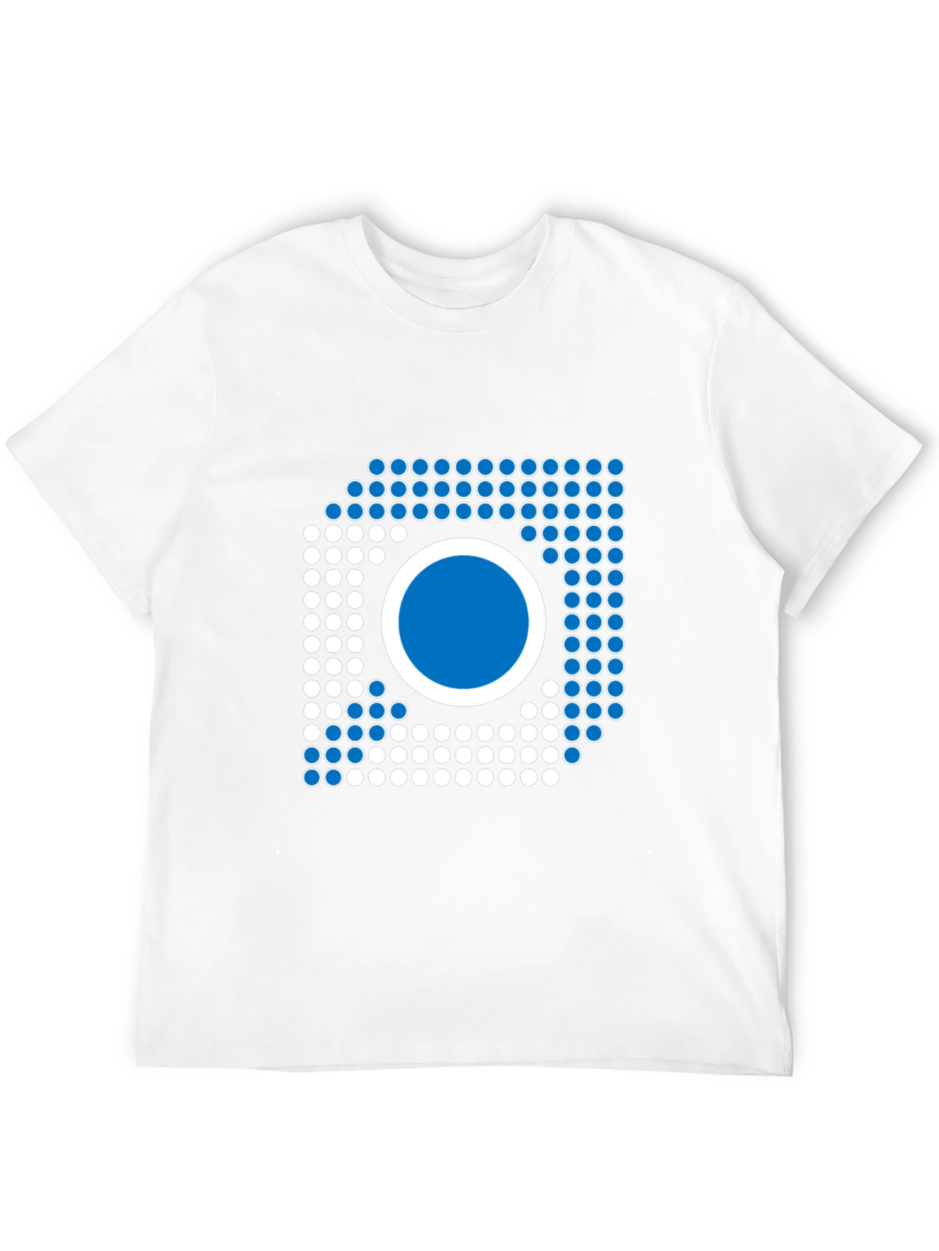 Modern Geometric Graphic Tee - Black - 12