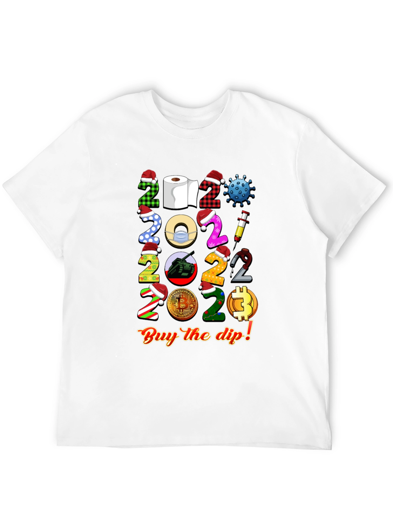 Black 2020-2023 Meme T-Shirt - Buy The Dip! view 12