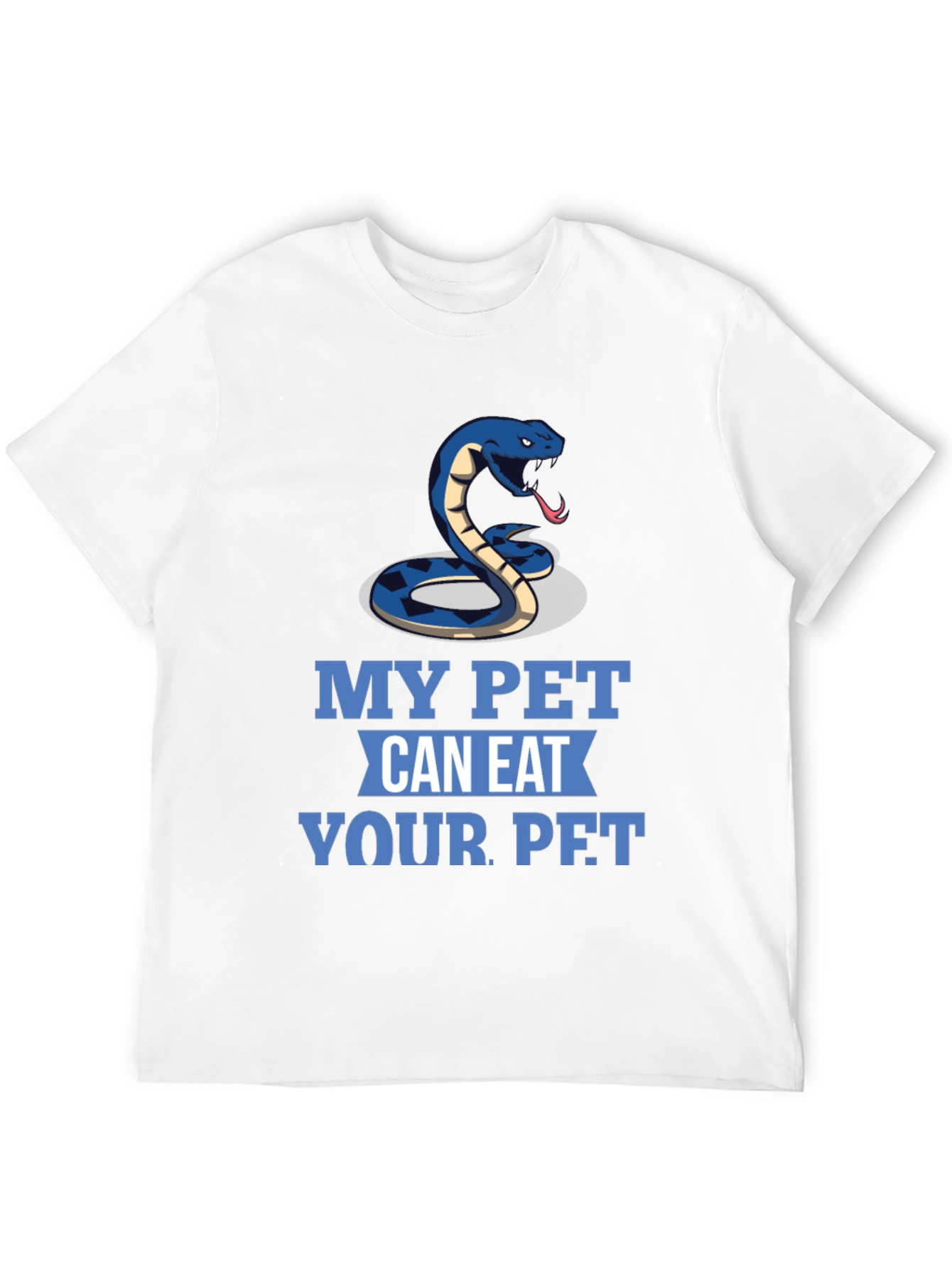 Black My Pet Can Eat Your Pet Snake T-Shirt view 12