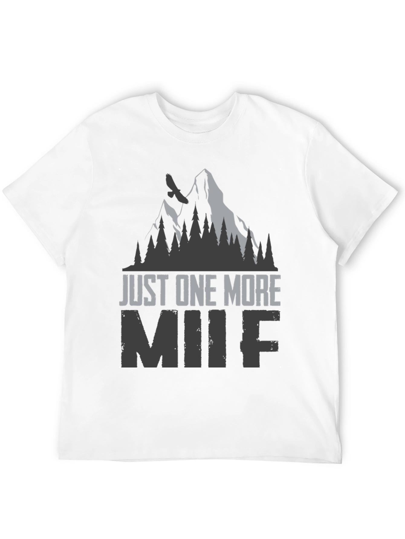 Black Just One More MIIF Graphic T-Shirt view 12