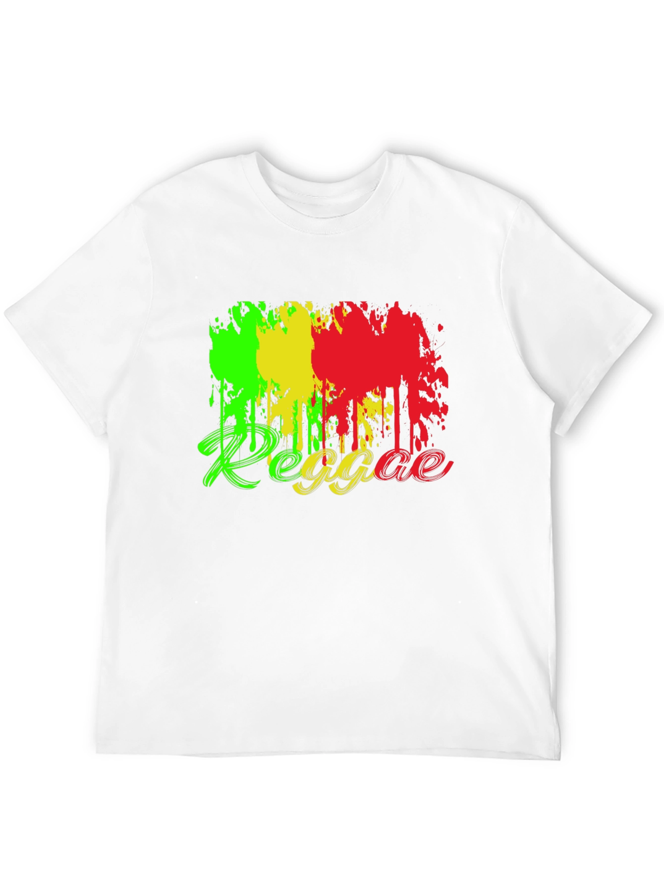 Black Reggae Style Black T-Shirt view 12