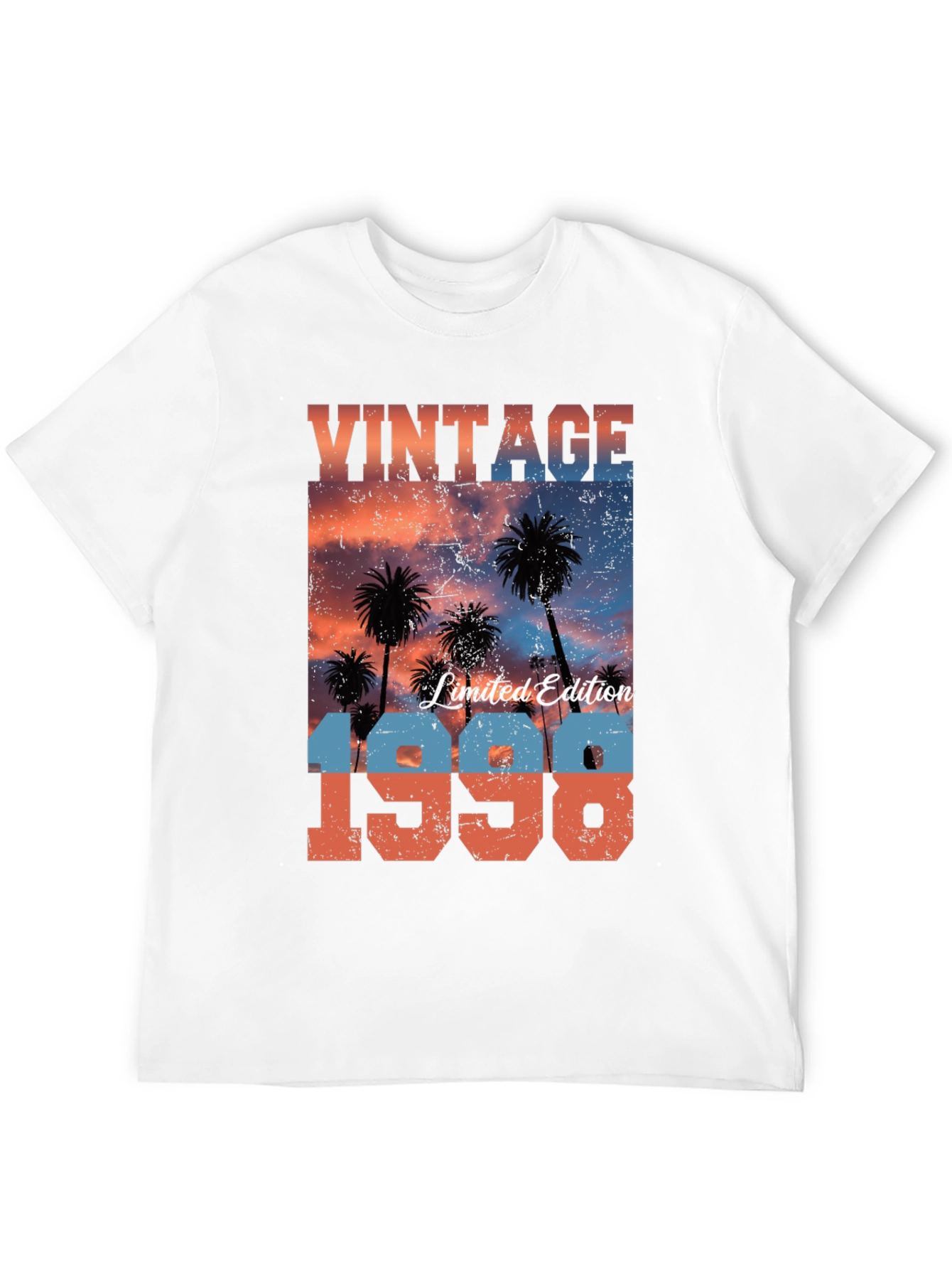 Black Vintage 1998 Palm Tree T-Shirt view 12