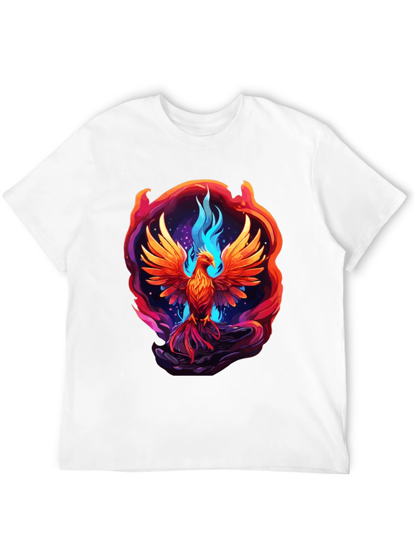 Black Phoenix Rising Graphic T-Shirt - Bold & Unique Design view 12